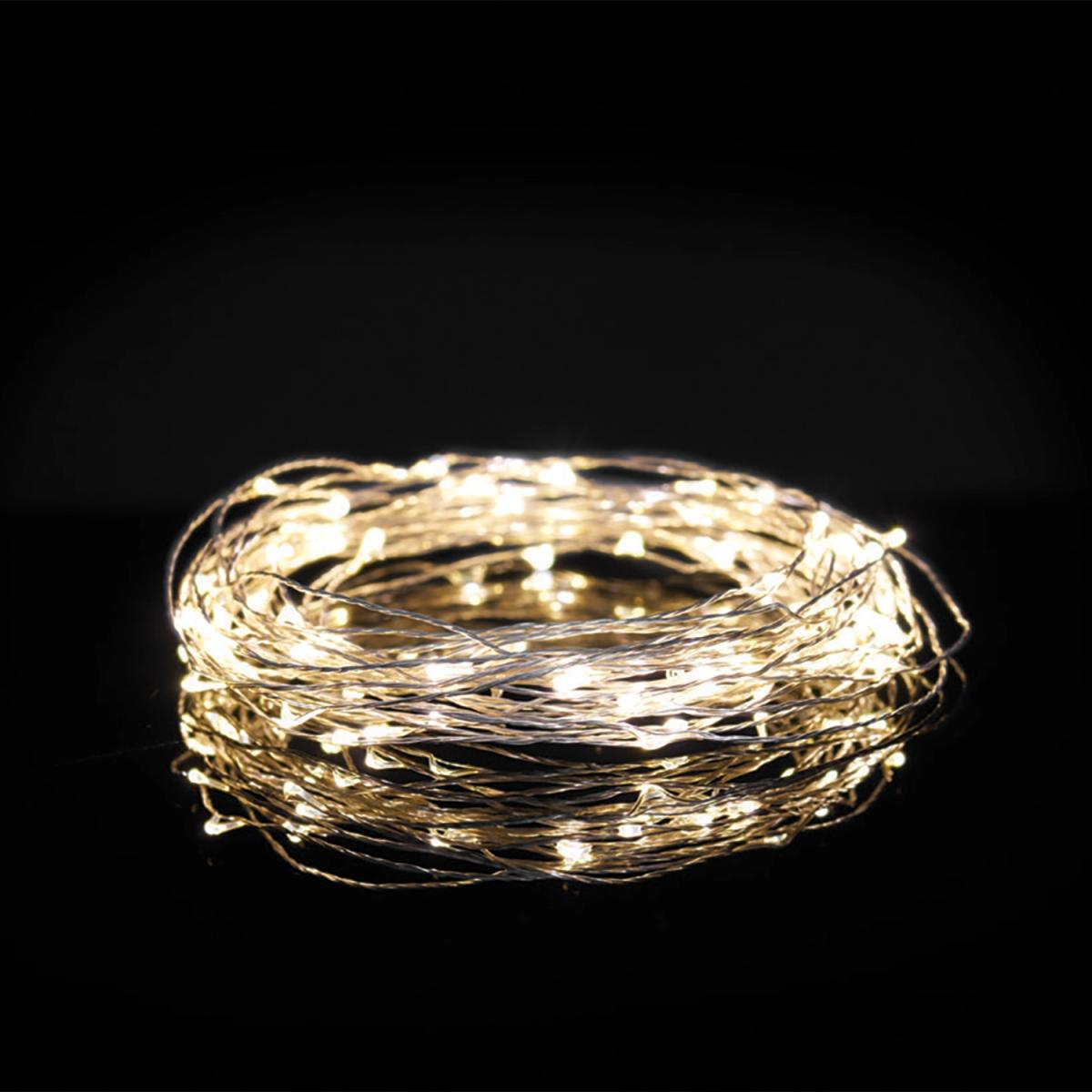 LED Micro Indoor or Outdoor String Lights - Warm White – image 3
