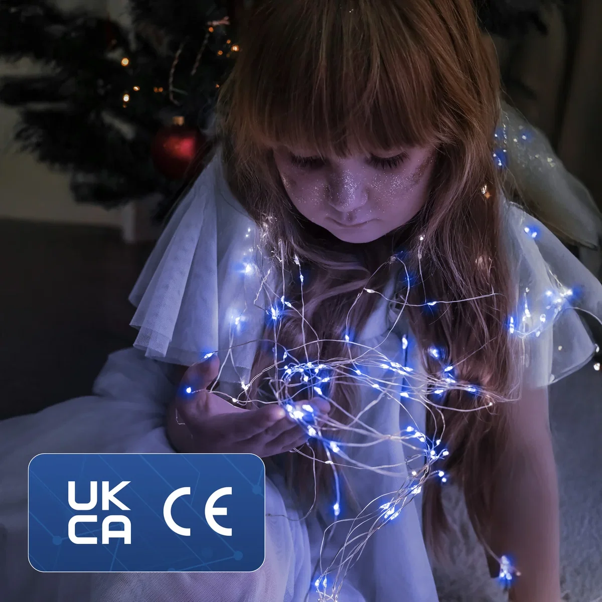 Keplin LED Battery-Powered Fairy Lights, Pack of 2 - 2 x 50 LED, 5m Copper Wire - Red – image 18