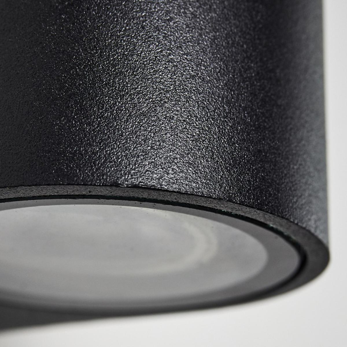 CGC EILEEN Black Outdoor Curved Wall Mounted Single Spotlight - black – image 3