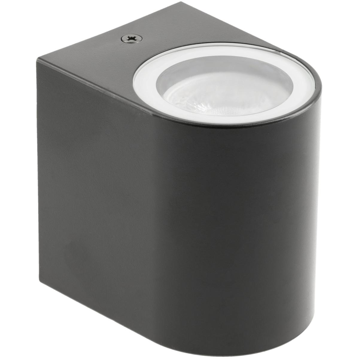 CGC EILEEN Black Outdoor Curved Wall Mounted Single Spotlight - black – image 8