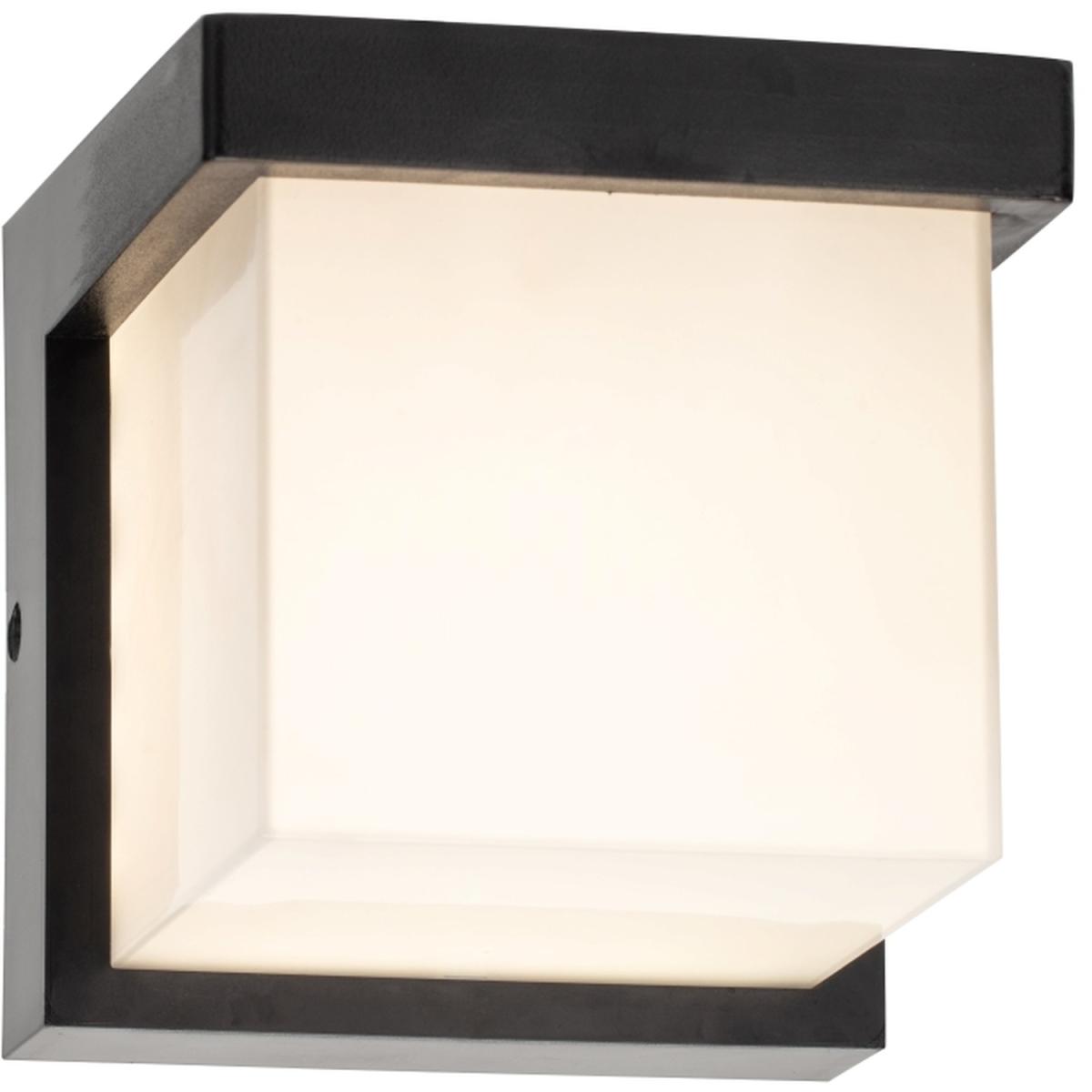 CGC ADDISON Black Cube LED Outdoor Wall Light 4000k Natural White  - Black – image 2