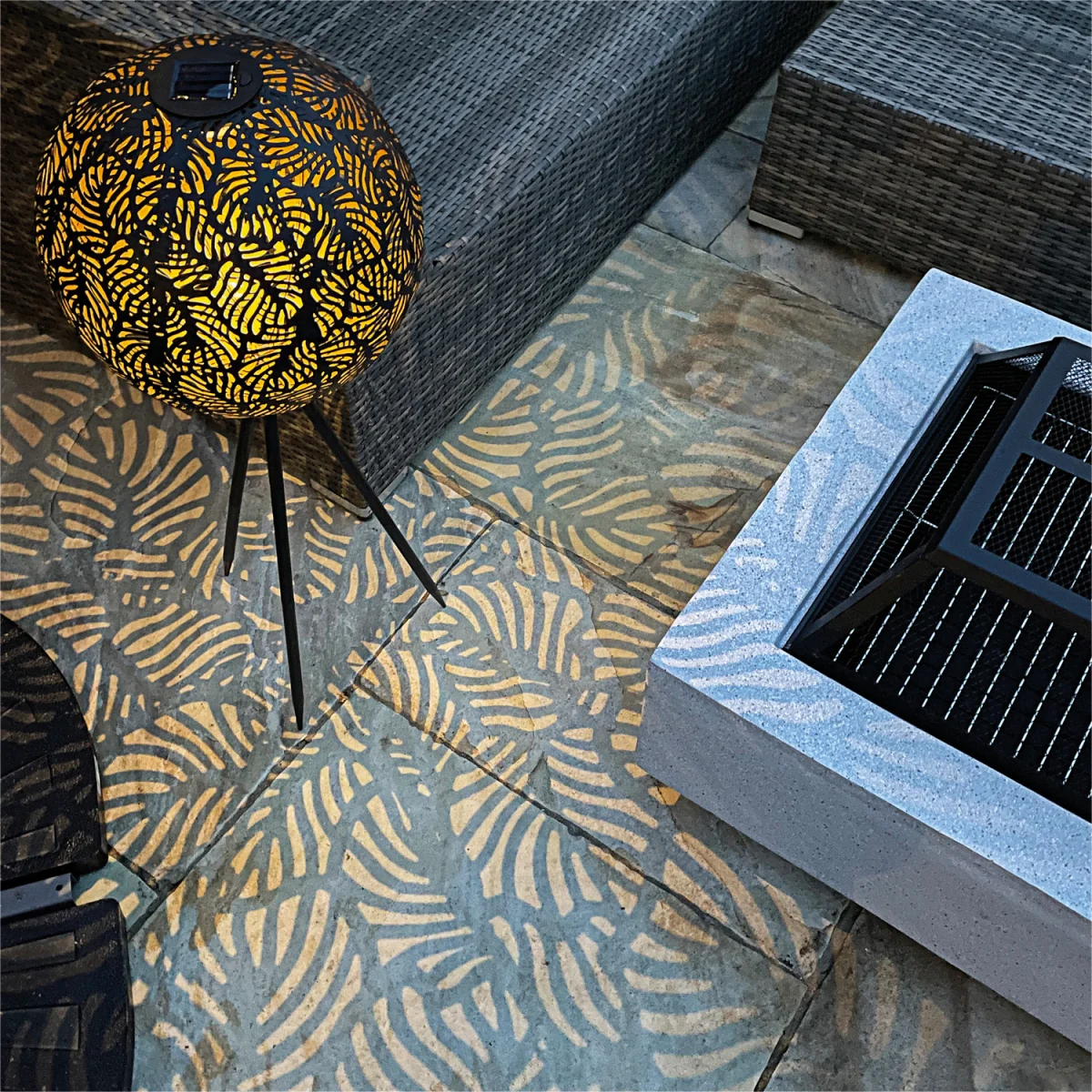 Luxform Solar Samba Tripod Led Light BlackCopper 26151 - Black / Copper – image 5