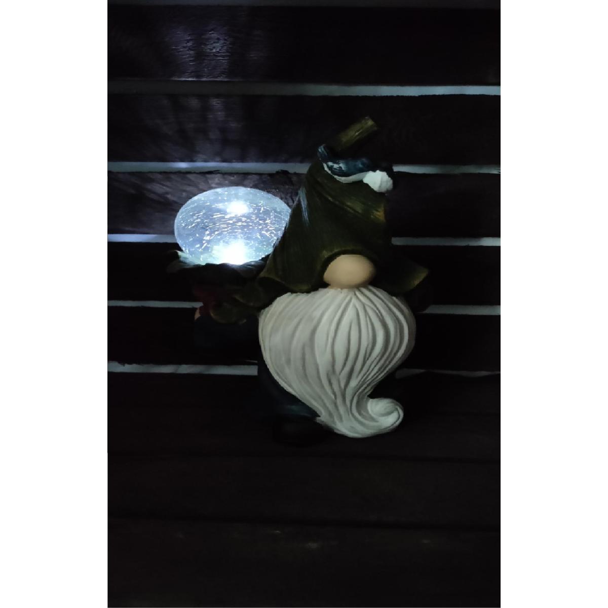 Solar Garden Gonk Gnome Keeper Of Birds - Blue – image 5