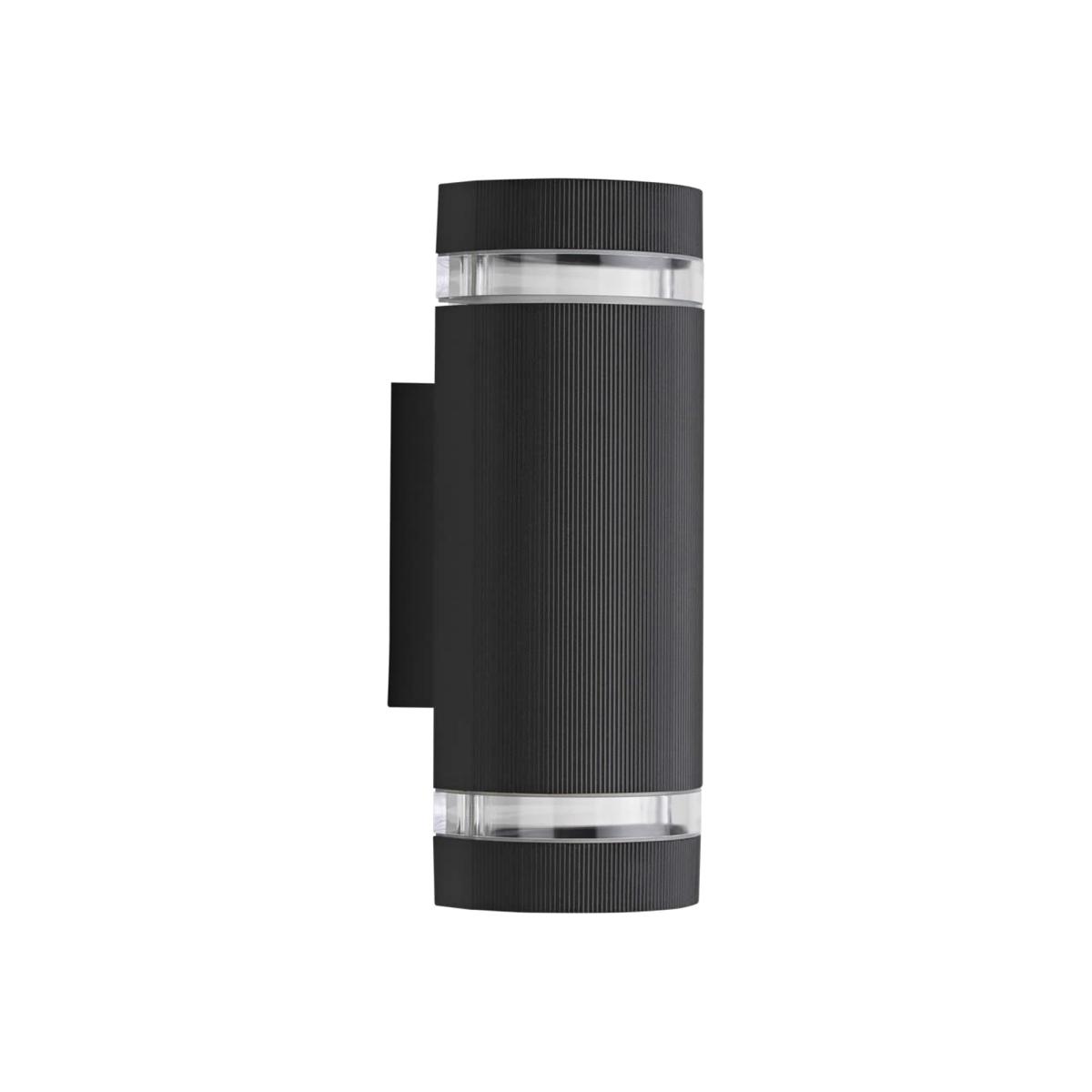 Biard Architect IP44 Round UpDown Outdoor Wall Light - Black