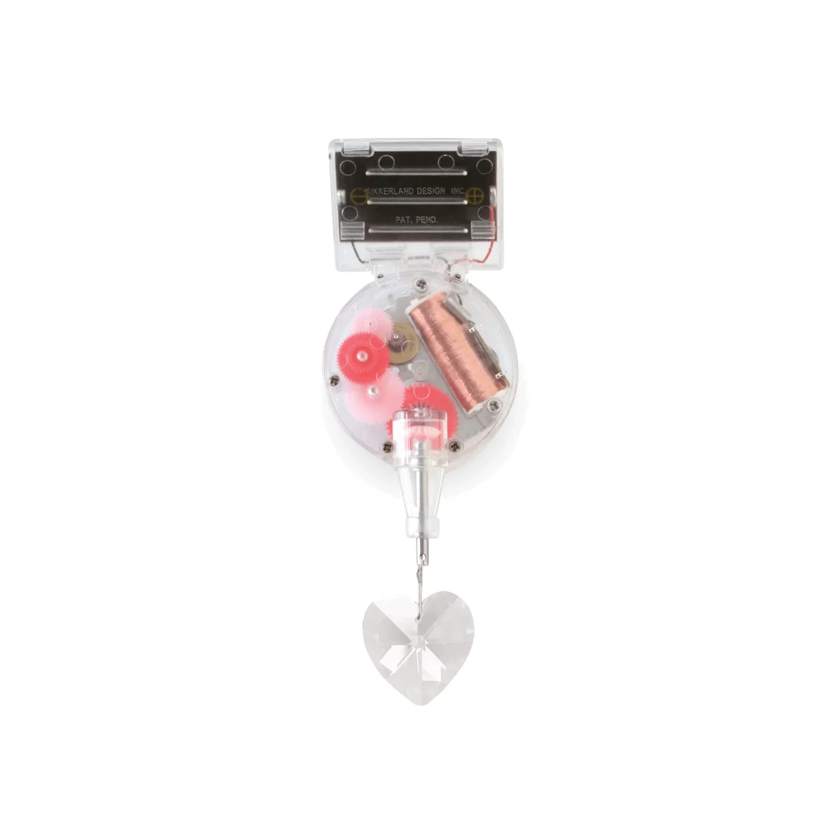 Kikkerland Solar Powered Heart Rainbow Maker - Clear – image 1