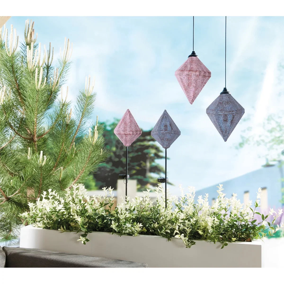 Luxform Solar 1X Myra Hanglamp 6Lm, 9X Pdq, Orient Look - Pink – image 3