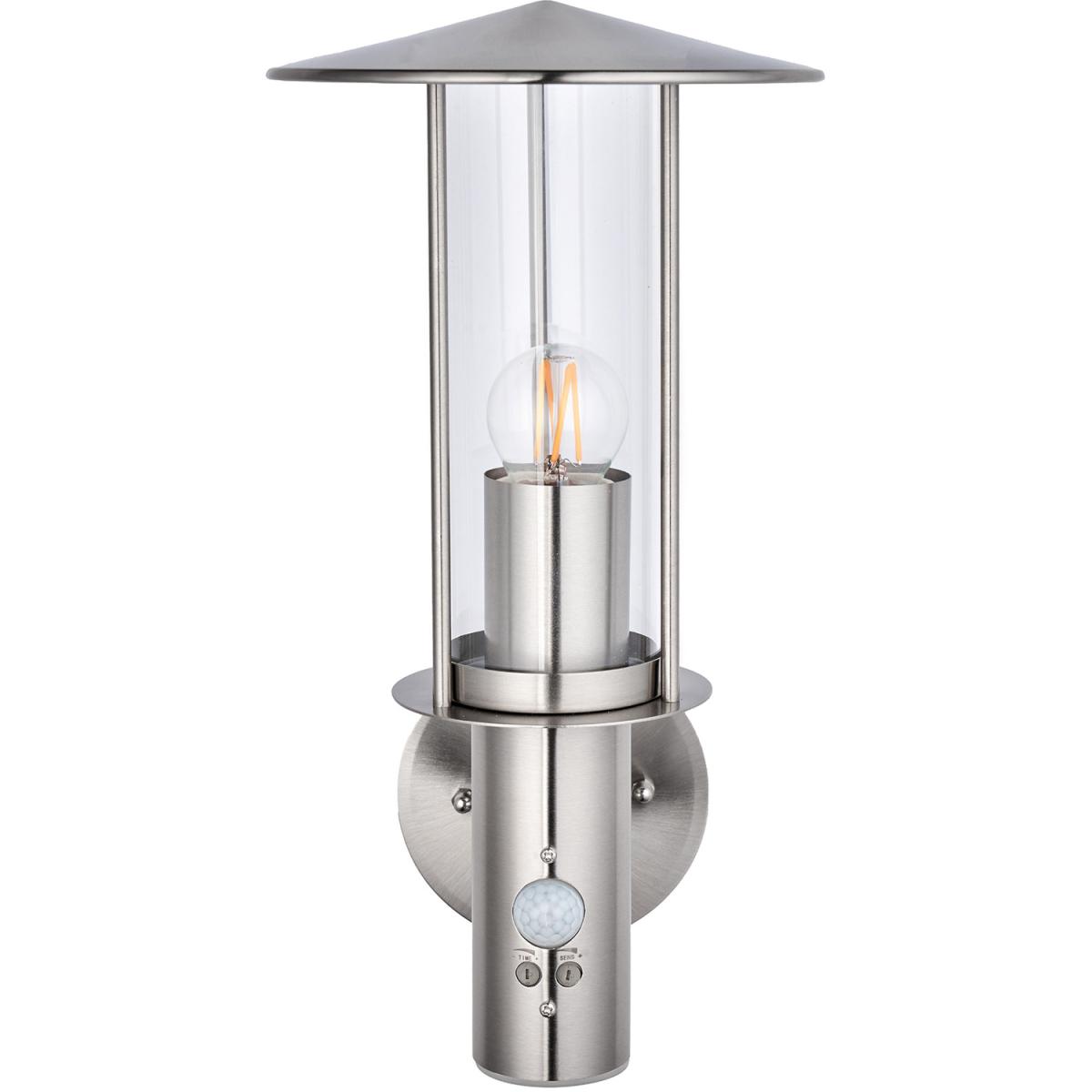 Myosotis Metal PIR Chimney Wall Light - Stainless Steel – image 2