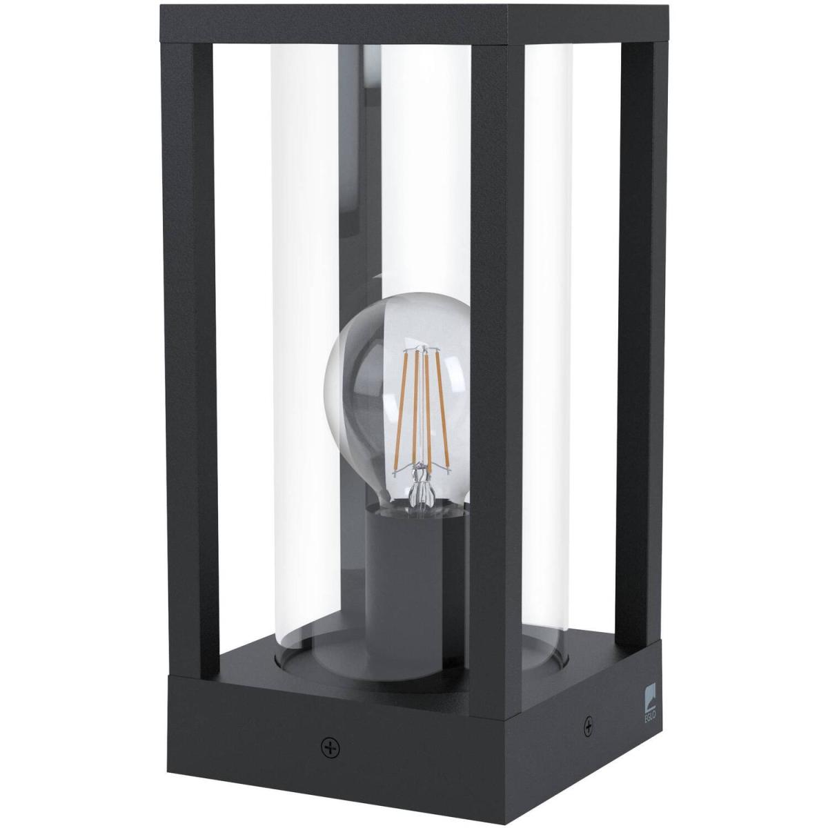 Eglo Cascinetta Black Caged Outdoor Pedestal Lamp - black – image 2