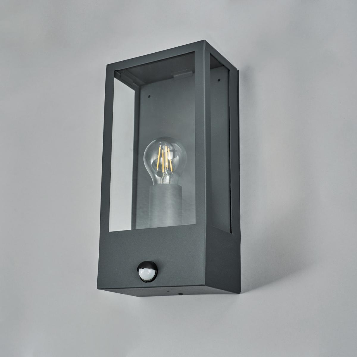 Edgworth Outdoor Wall Light with PIR Sensor - Anthracite – image 3