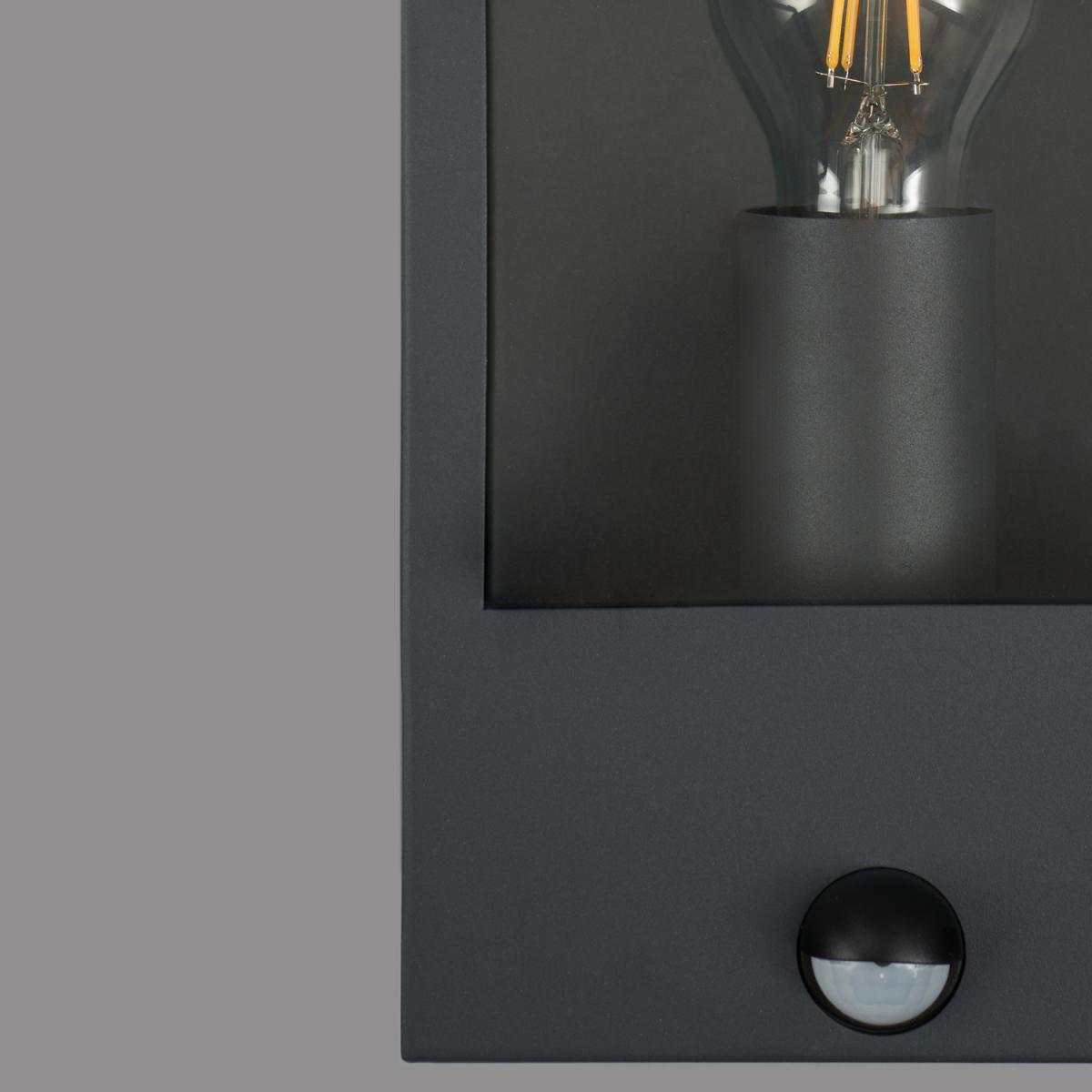 Edgworth Outdoor Wall Light with PIR Sensor - Anthracite – image 4