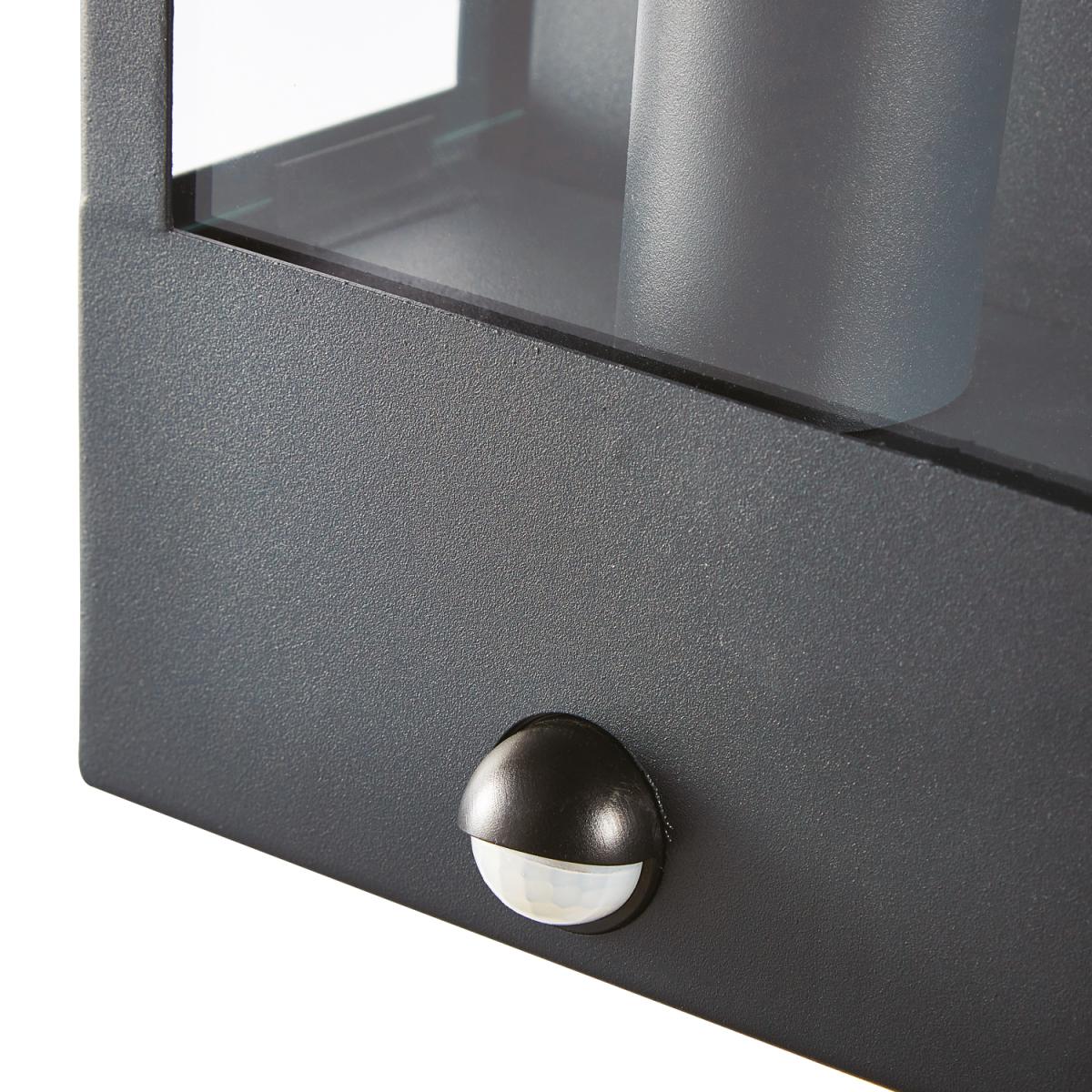 Edgworth Outdoor Wall Light with PIR Sensor - Anthracite – image 6