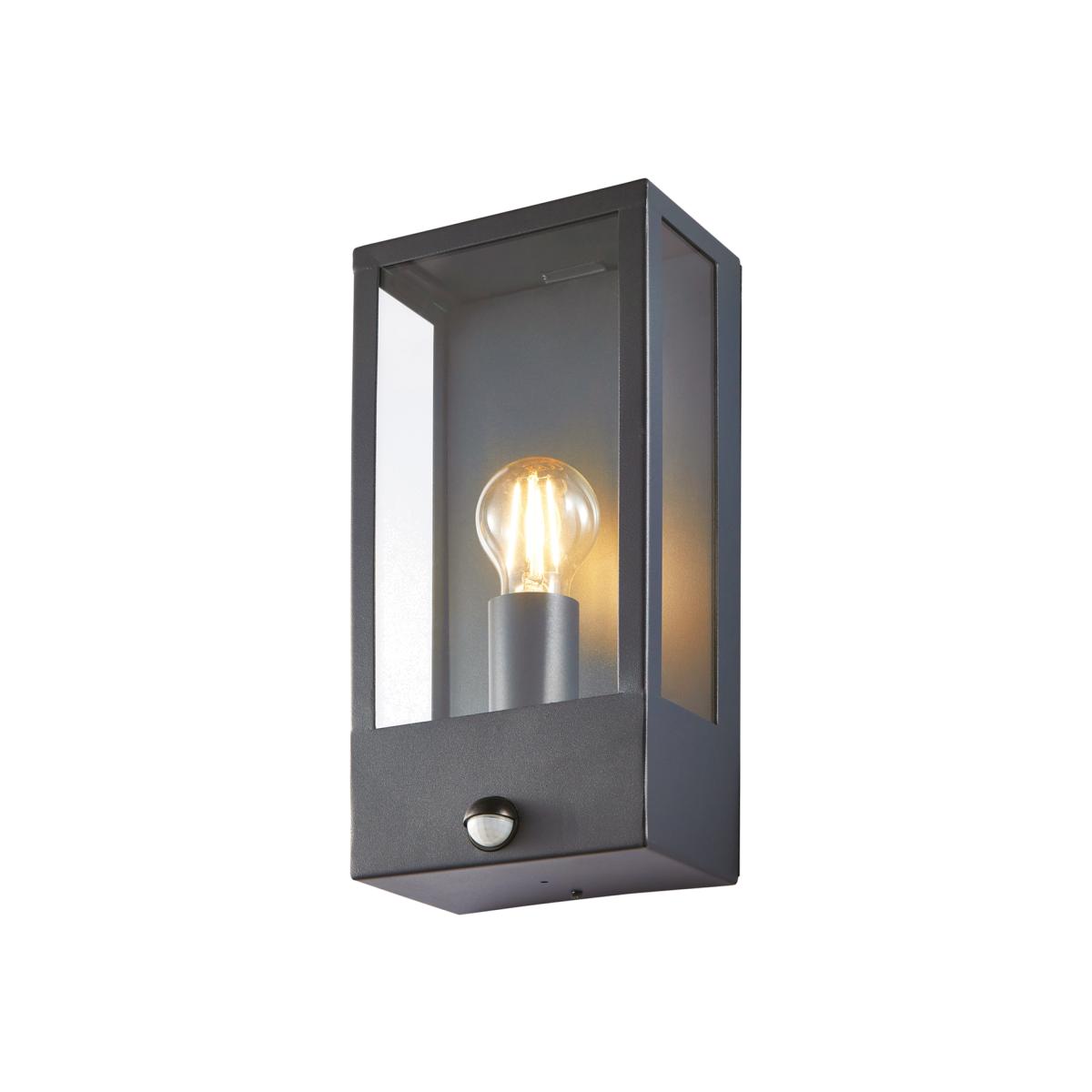 Edgworth Outdoor Wall Light with PIR Sensor - Anthracite – image 1