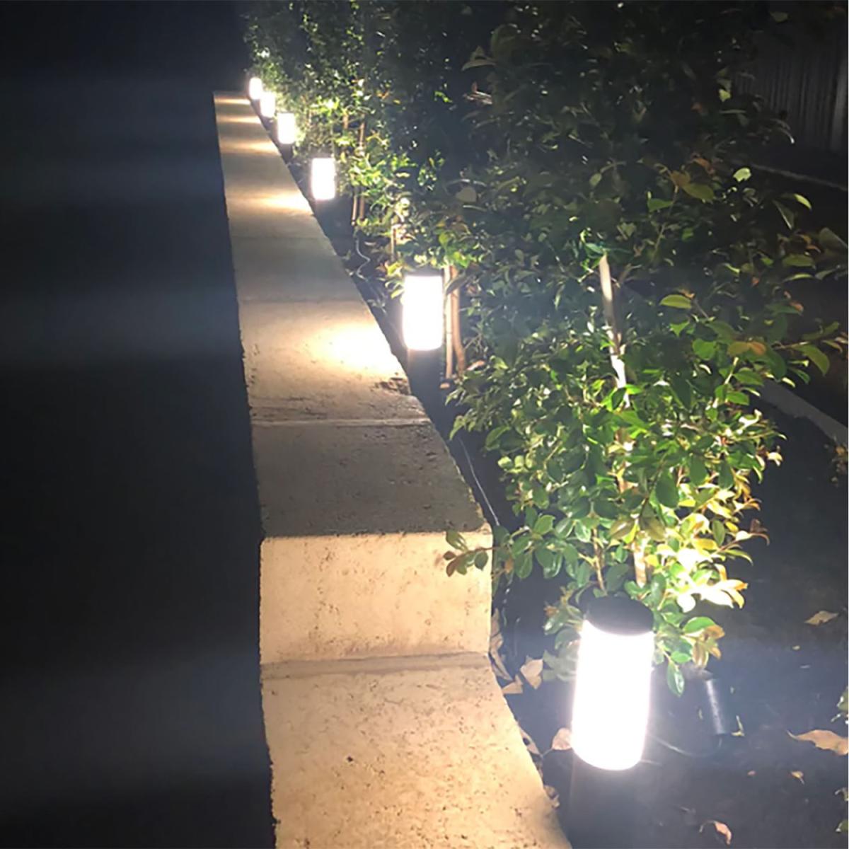 Ellumiere Low Voltage Outdoor Lighting Starter Kits - Black / 6 Black Spotlights & 8 Bollard Lights – image 3