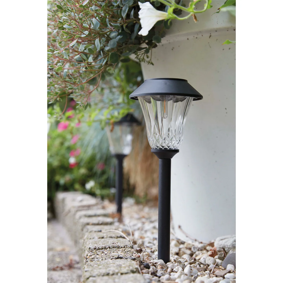 Luxform Pack Of 4 St Tropez Solar light - Black – image 3