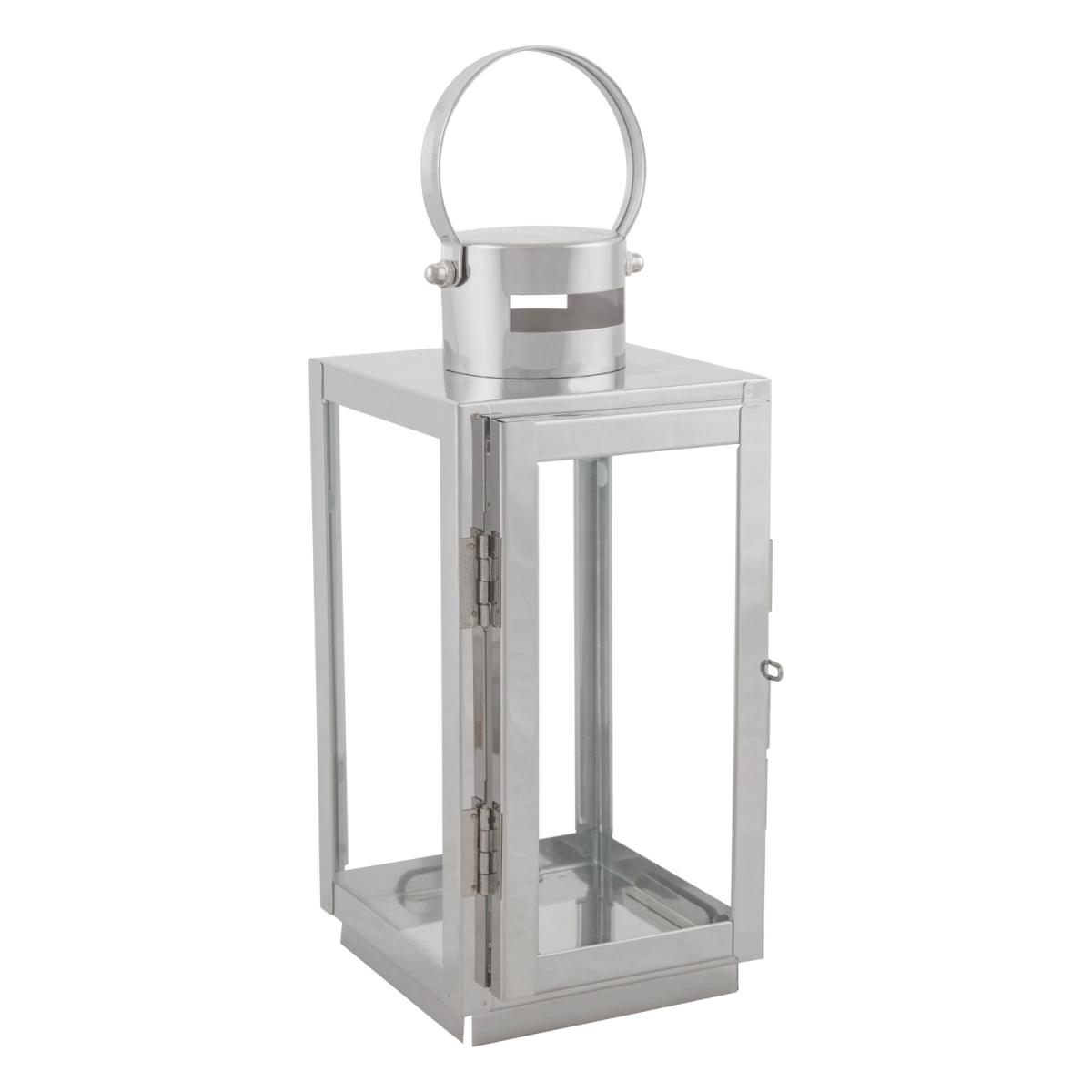 Silver Steel Lantern - 21cm – image 3