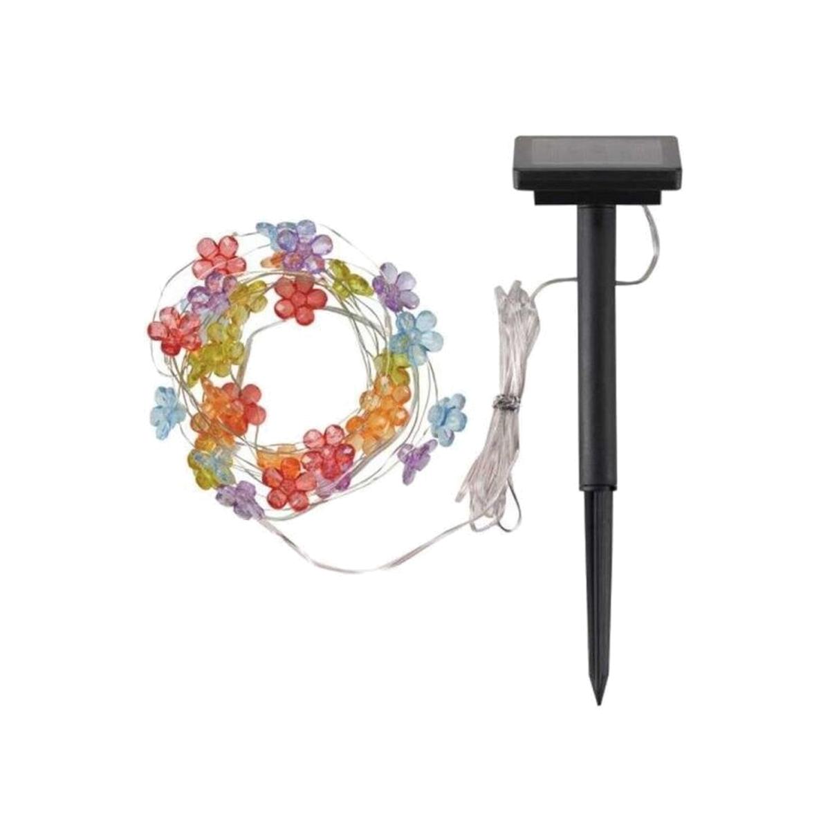 Flower Firefly Solar Lights - Multi Coloured