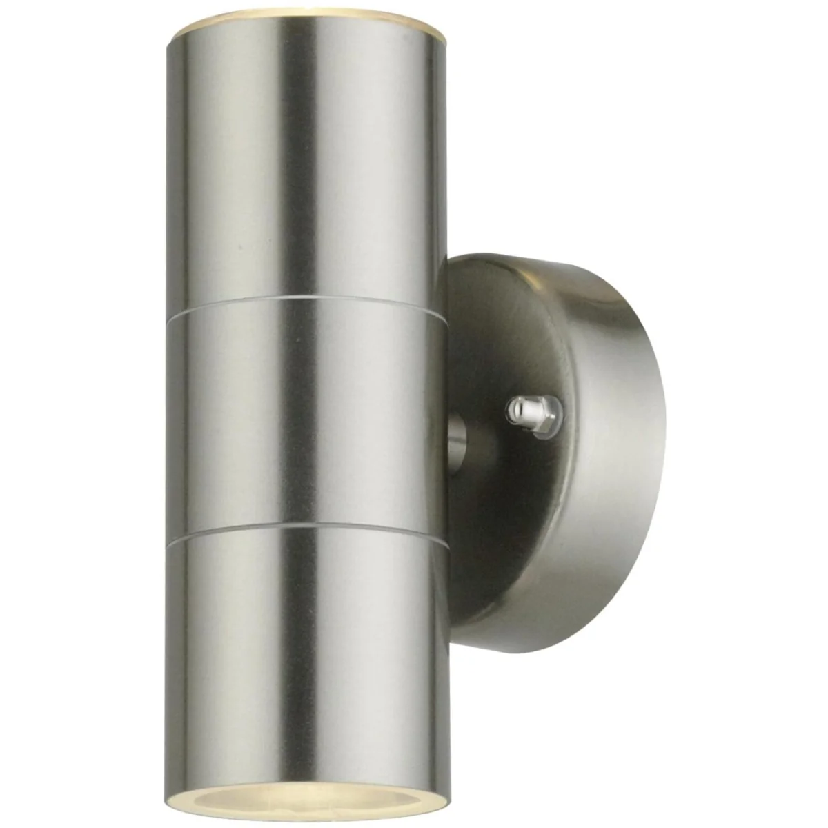 Set Of 2 Blaze Marine Grade Steel Up Down Outdoor Wall Lights - Marine Grade & Clear – image 2