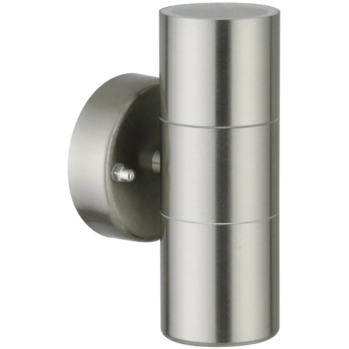 Set Of 2 Blaze Marine Grade Steel Up Down Outdoor Wall Lights - Marine Grade & Clear – image 3