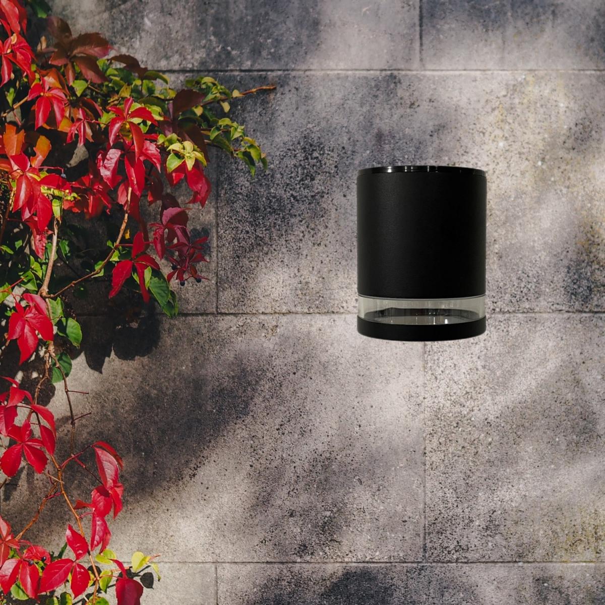 CGC BEX Black Modern Solar Outdoor Wall Lantern Light - Black – image 6