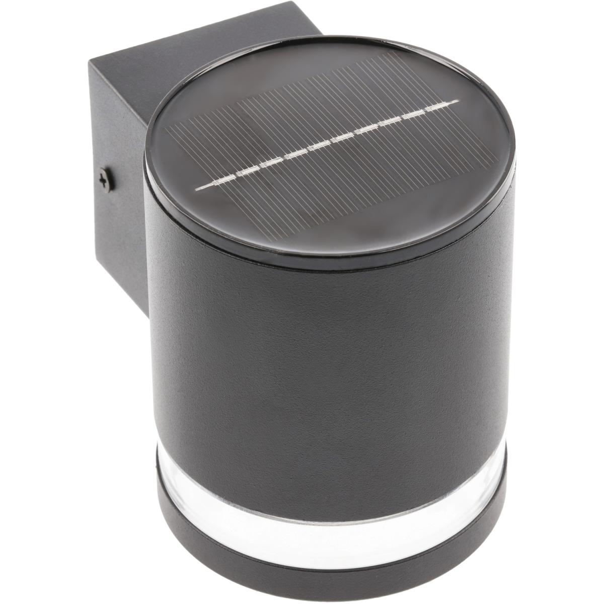 CGC BEX Black Modern Solar Outdoor Wall Lantern Light - Black – image 9