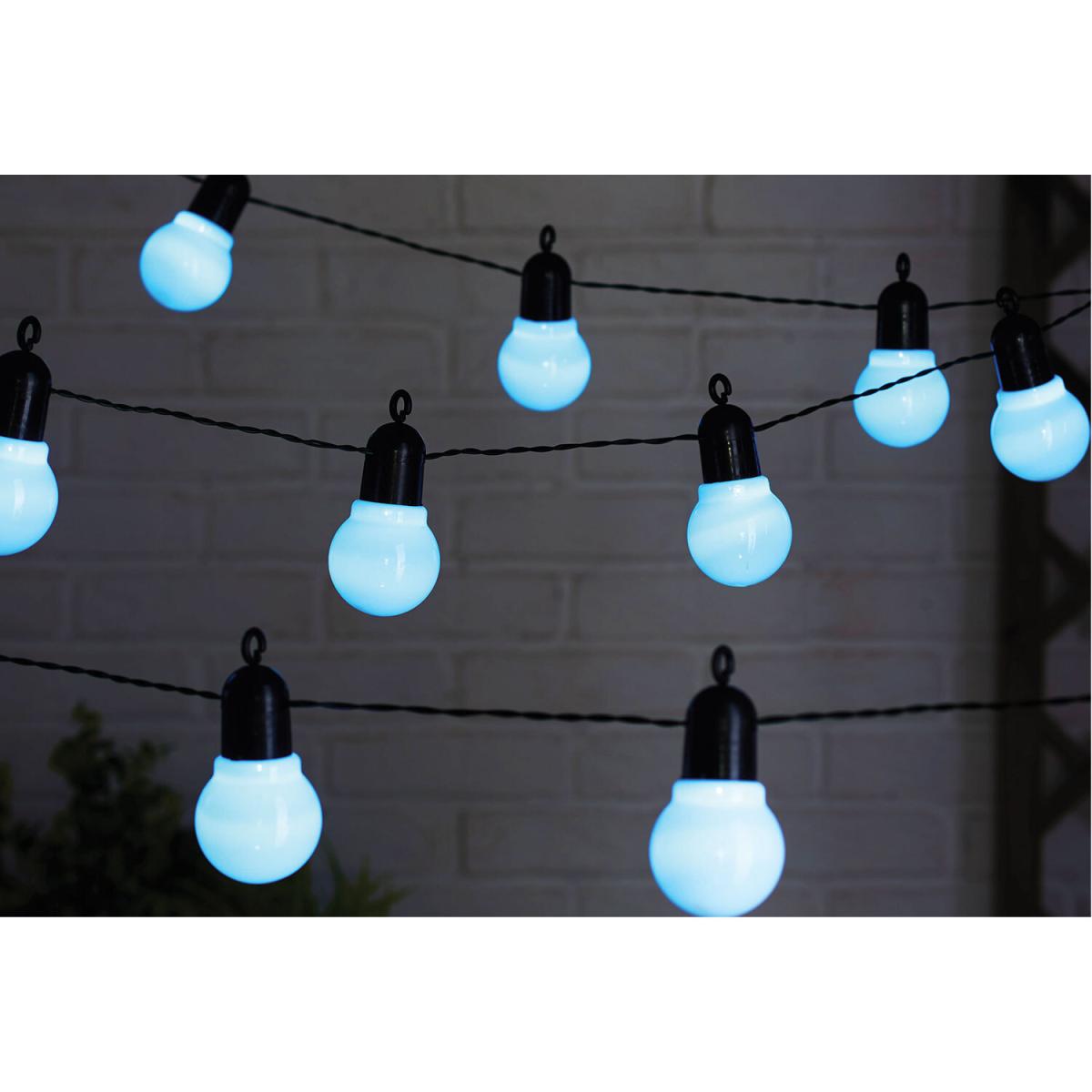 Solar Party Ball String Lights - Cool White – image 3
