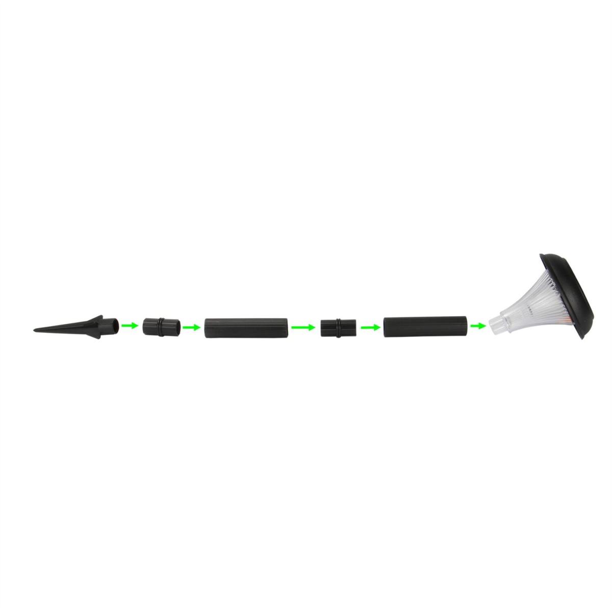 Set of 10 - Solar Garden Lights - Black – image 3