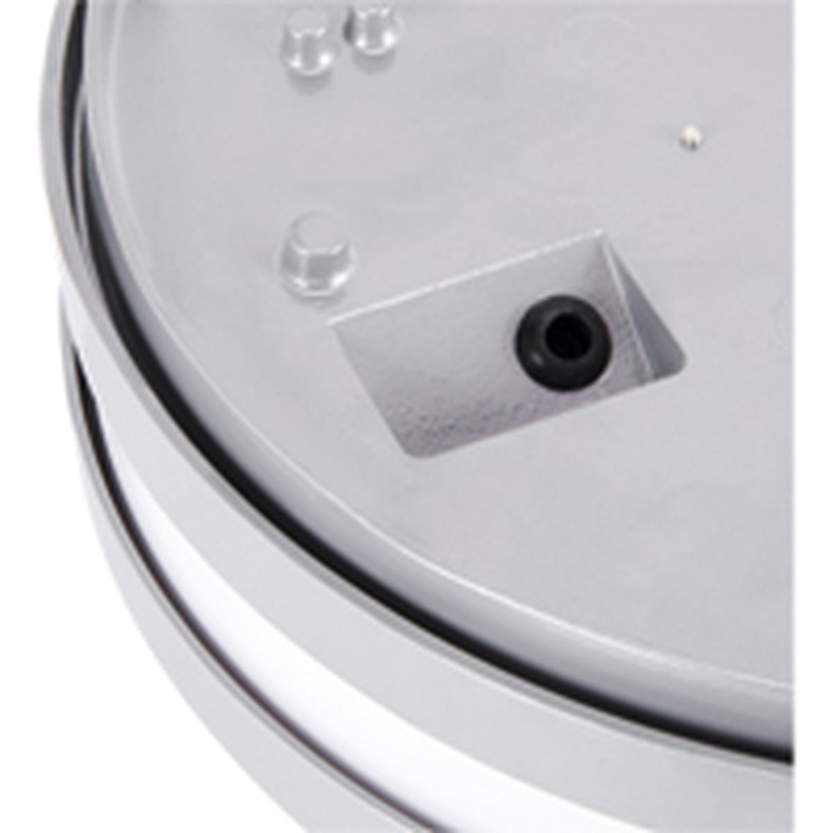 CGC Round Grey LED Outdoor Wall Light Bulkhead with House Number Pack - grey – image 3