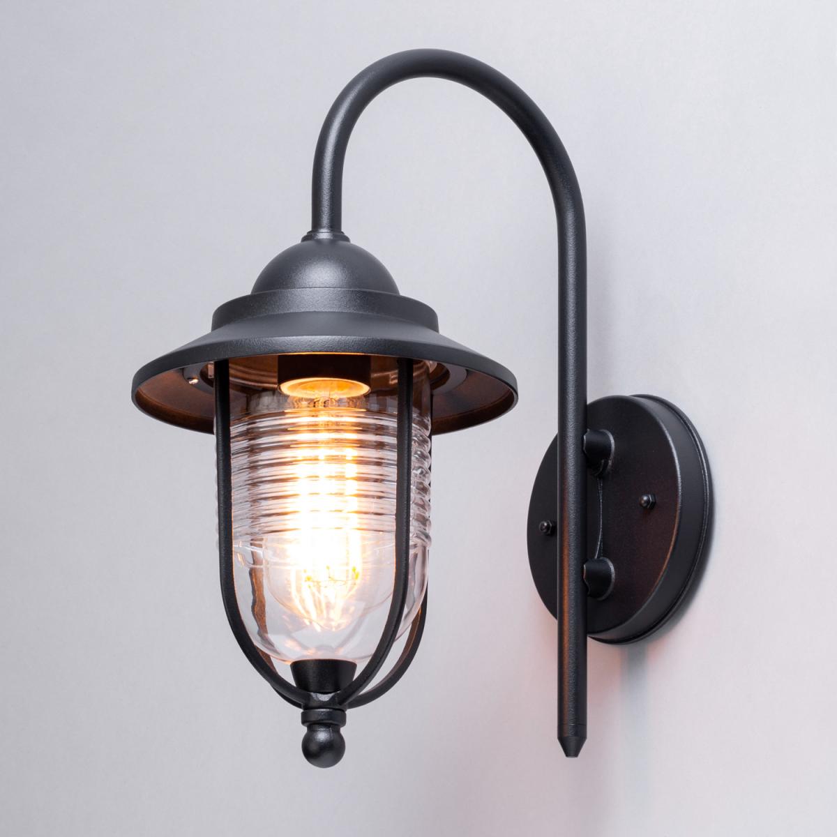 Ellen Outdoor Fisherman Style Wall Light - Black – image 2