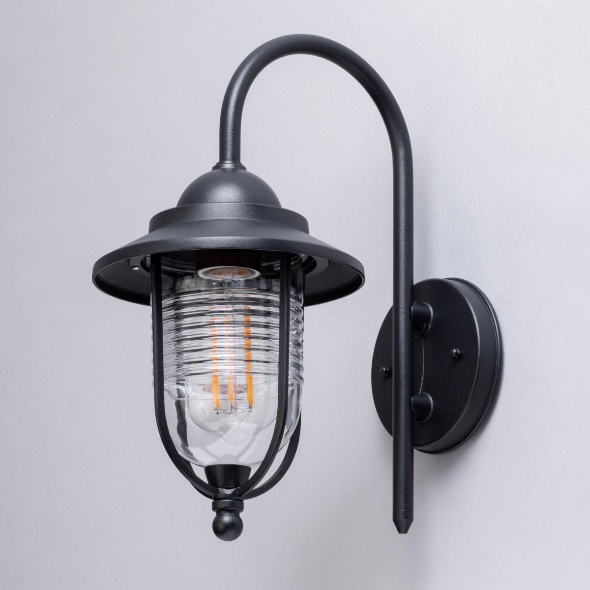 Ellen Outdoor Fisherman Style Wall Light - Black – image 3