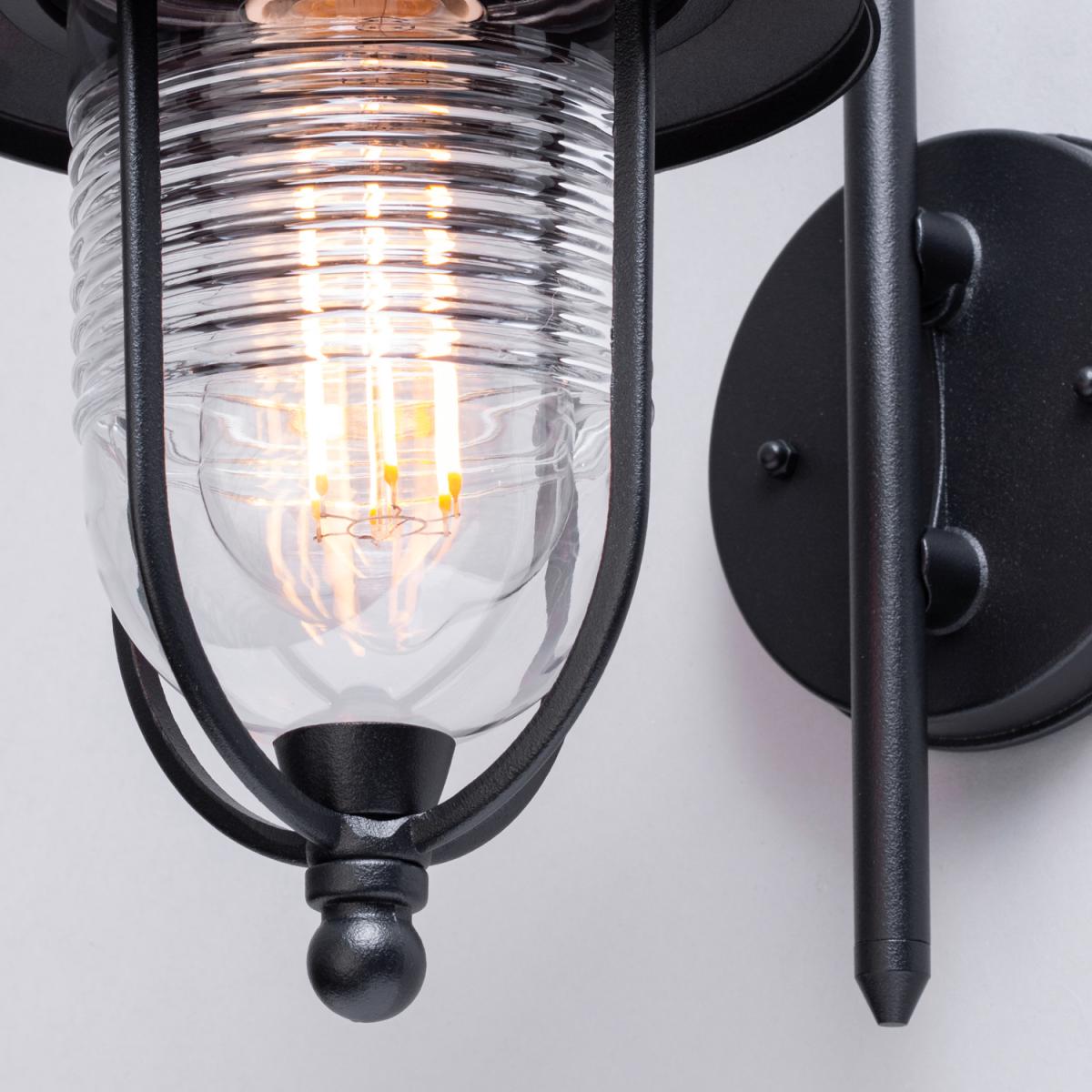Ellen Outdoor Fisherman Style Wall Light - Black – image 4