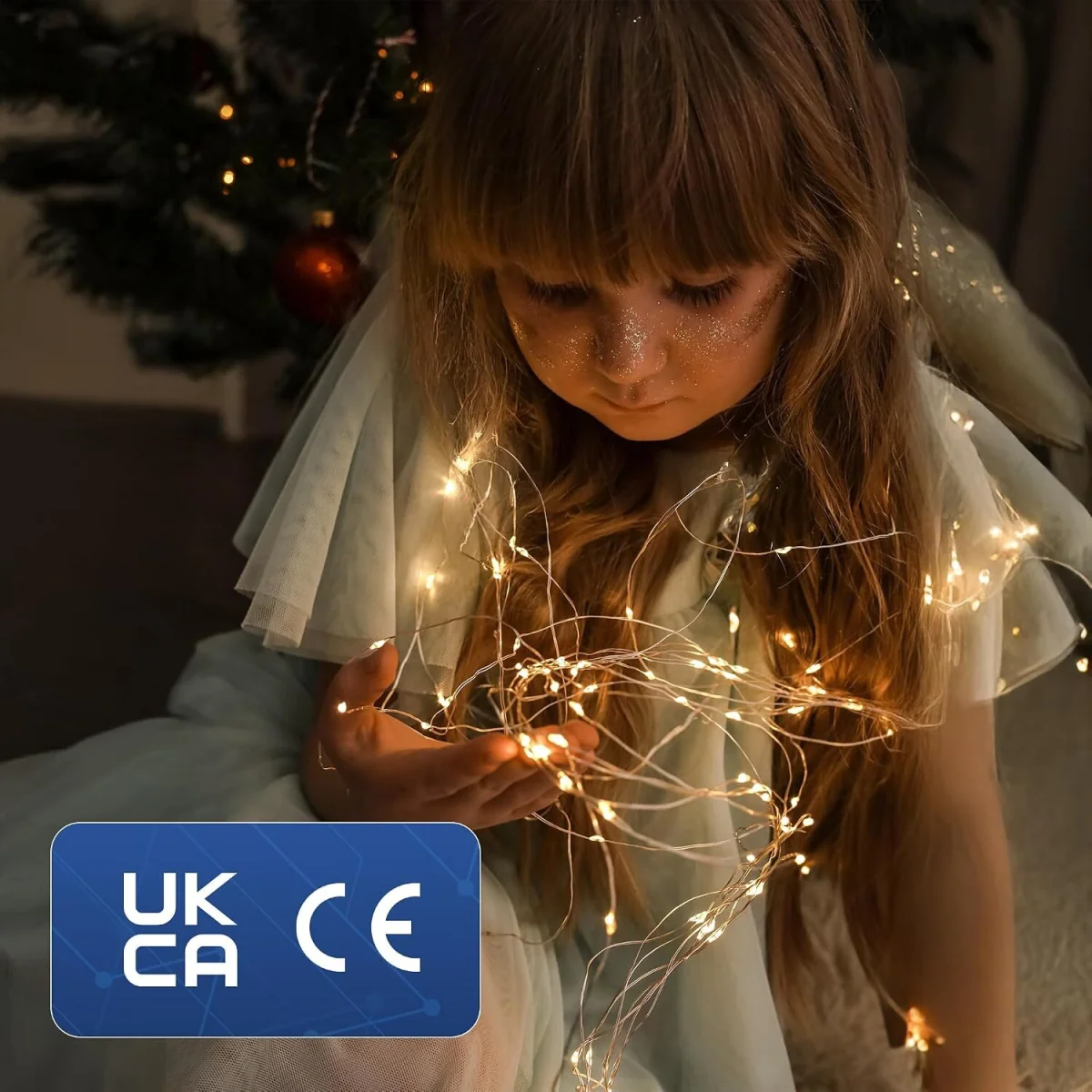 Keplin LED Fairy Lights, Pack of 2, 2 x 50 LED, 5m Copper Wire - Warm White – image 7