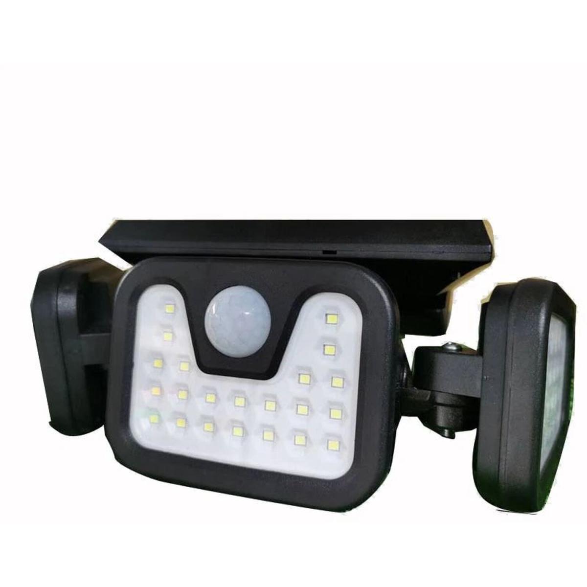 74 LED Solar Powered Outdoor Sensor Light - Black – image 2