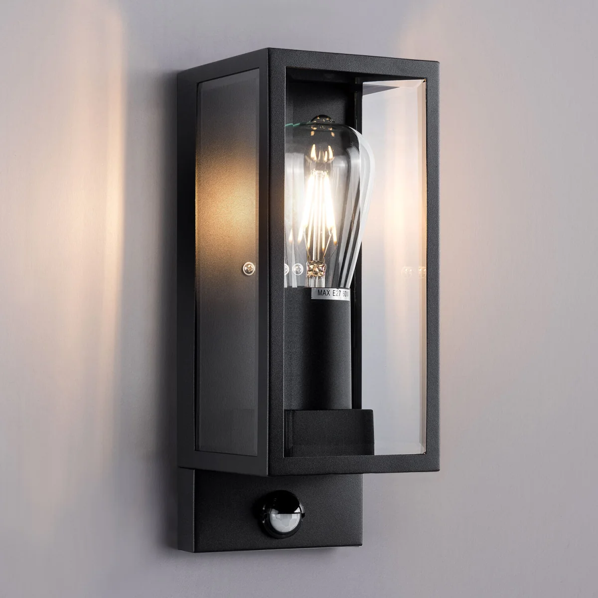Outdoor Wall Light - Black / 28.5cm / 60W / 12cm – image 1