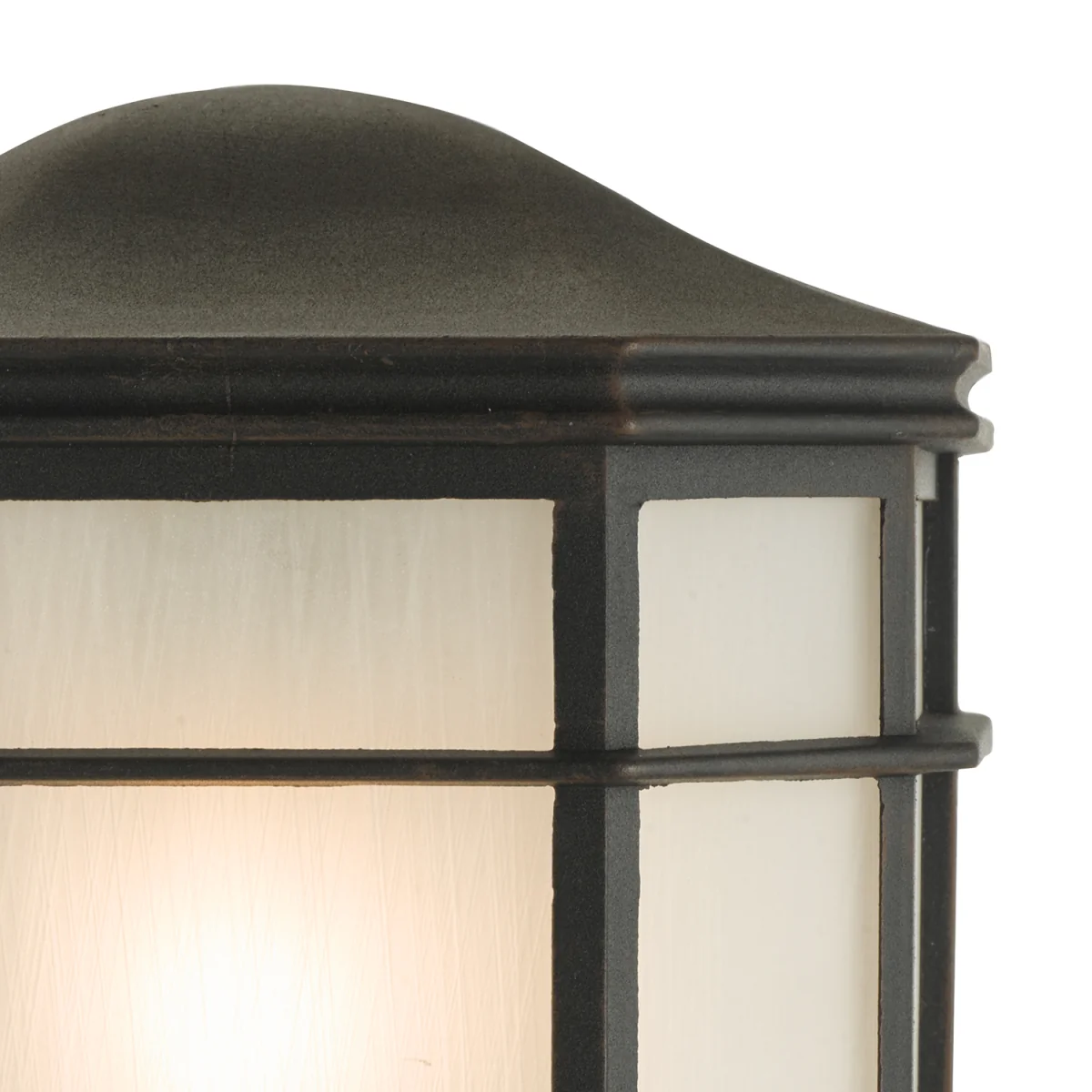 Dulbecco Outdoor Wall Light Matt Black Opal Acrylic – image 3