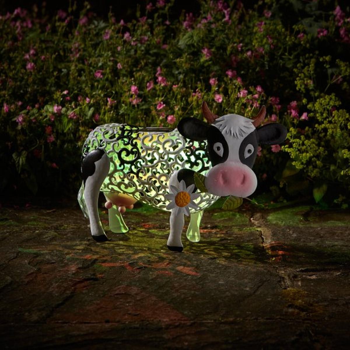 Solar Silhouette Daisy Cow  - White – image 3