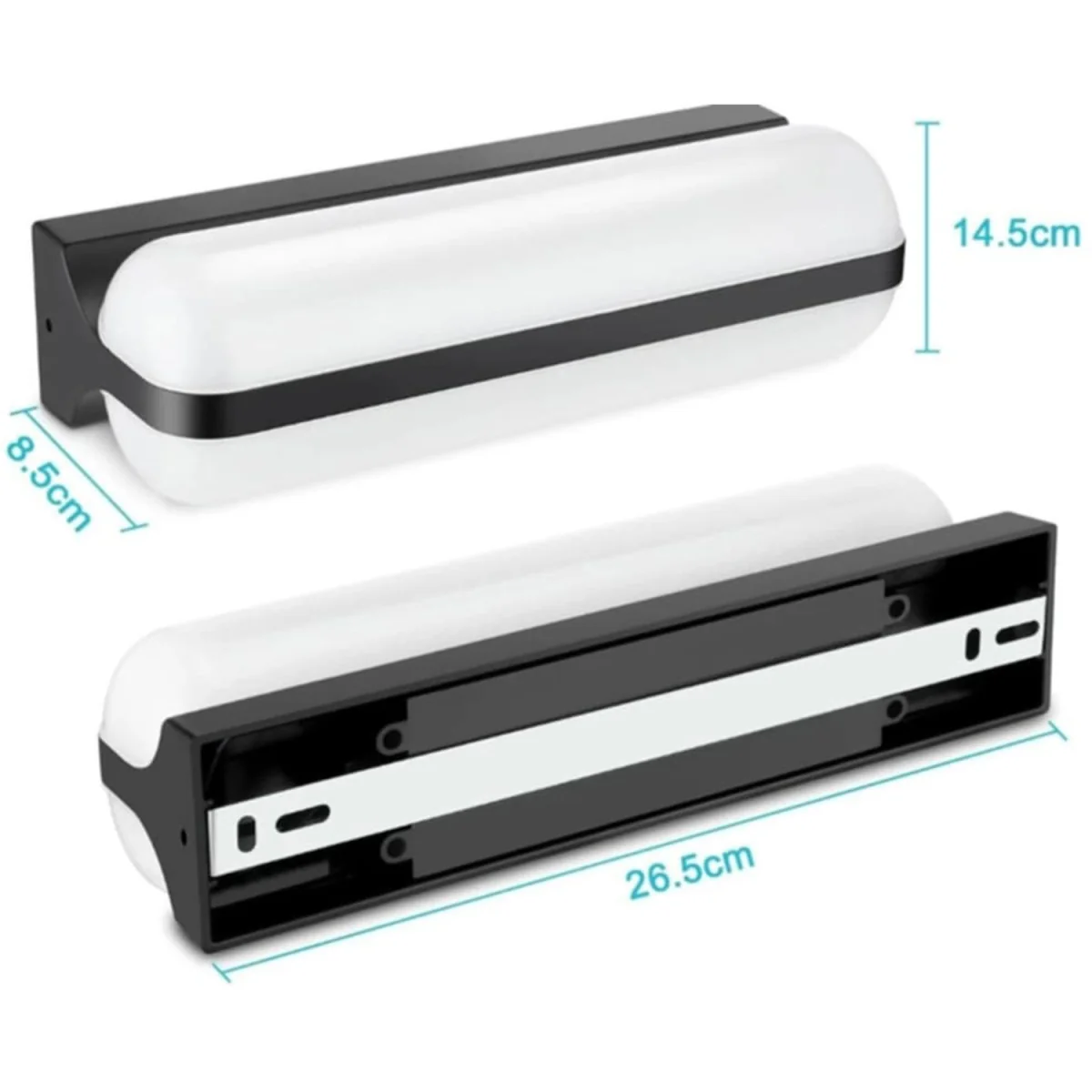 Wall Light Outdoor LED Black - Black – image 2