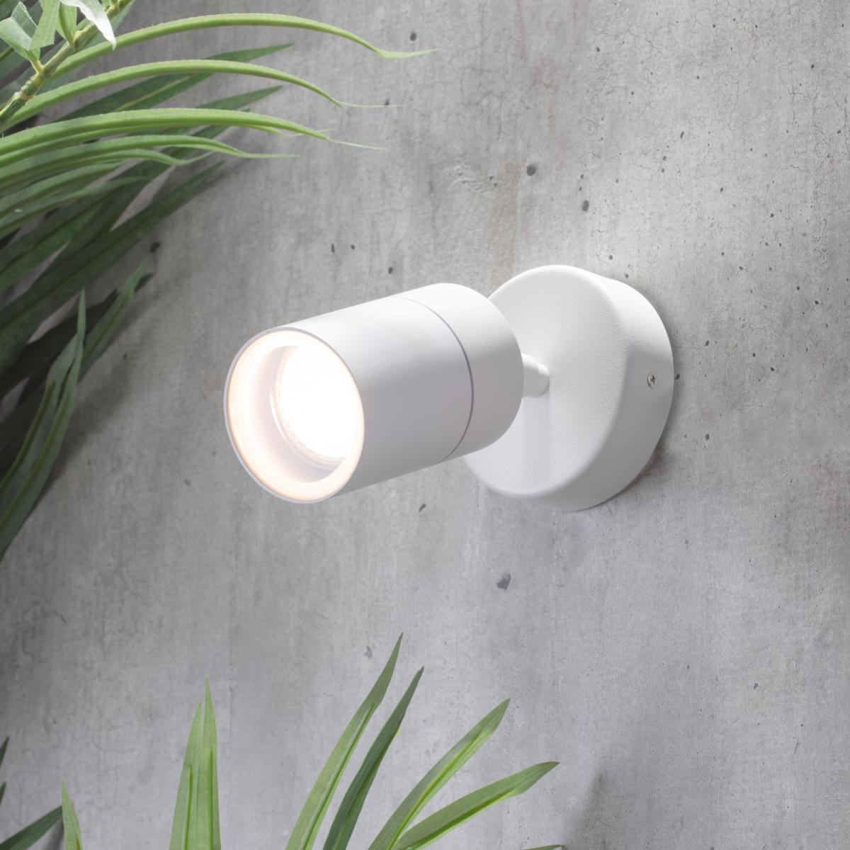 2 Pack of Kenn Adjustable Outdoor Wall Lights - White – image 2