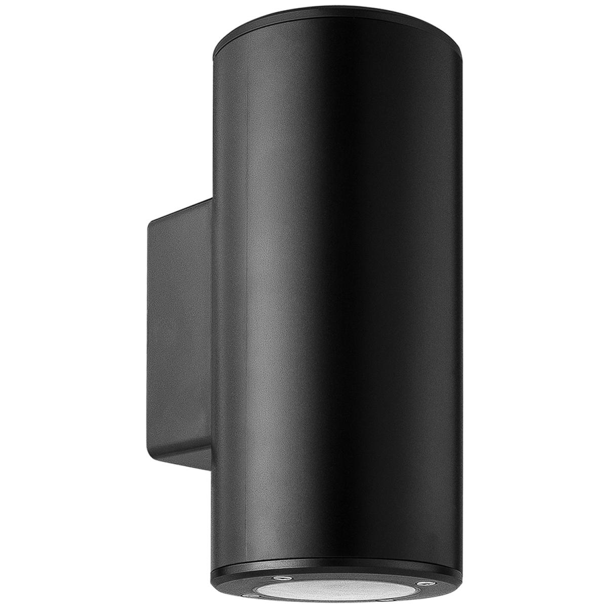 CGC SHERRI Black Cylinder Outdoor Up and Down Wall Light - black – image 5