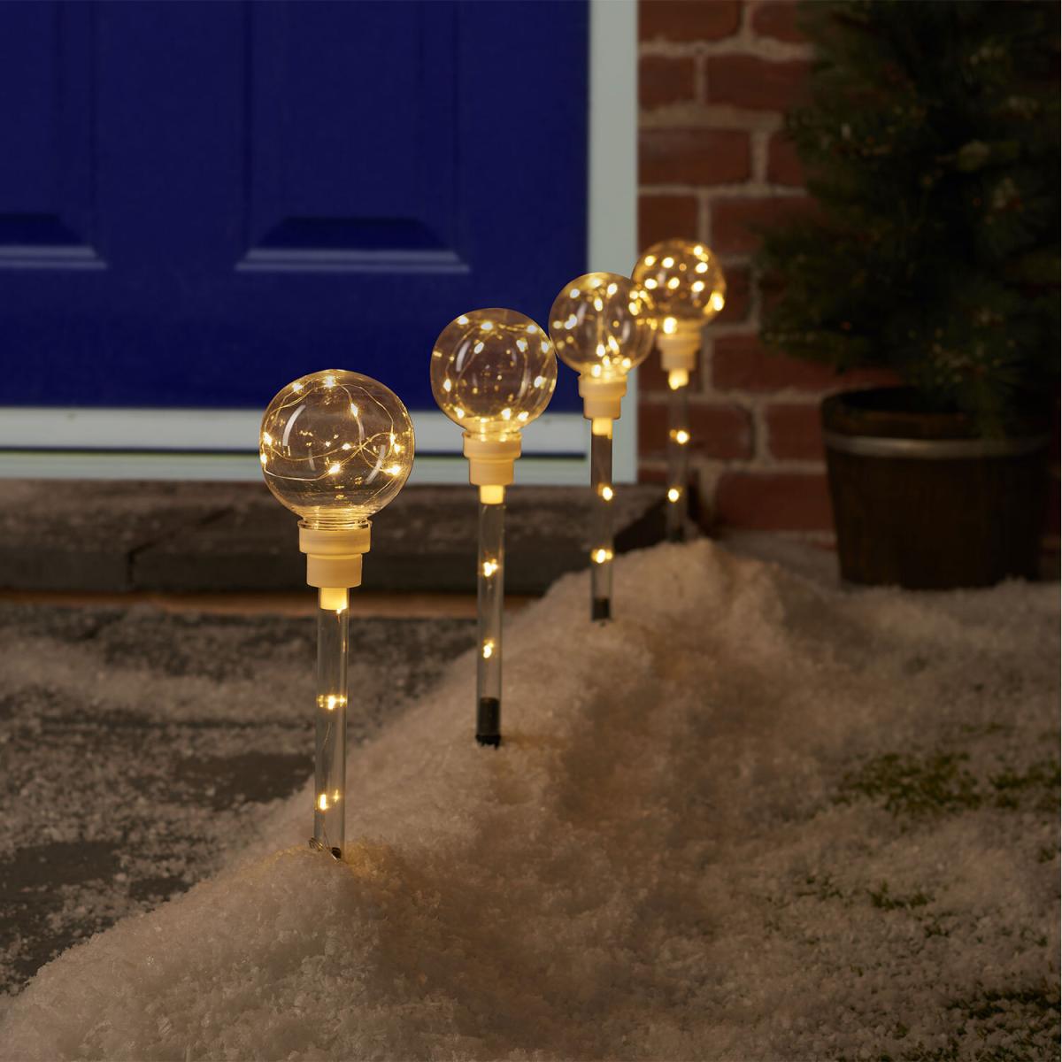 Pack of 4 60L Warm White Bulb Lights – image 3