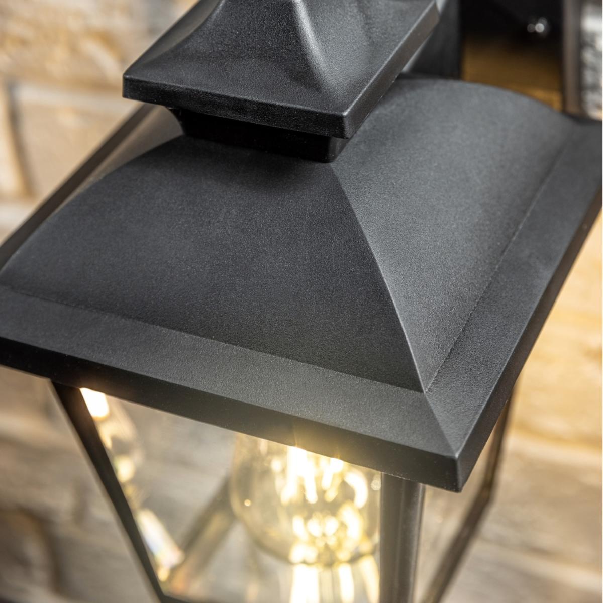 CGC HOPE Black Outdoor Wall Lantern Light - black – image 3