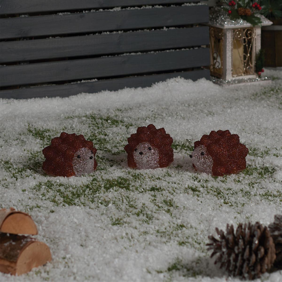 Set of 3 Acrylic Hedgehogs – image 2