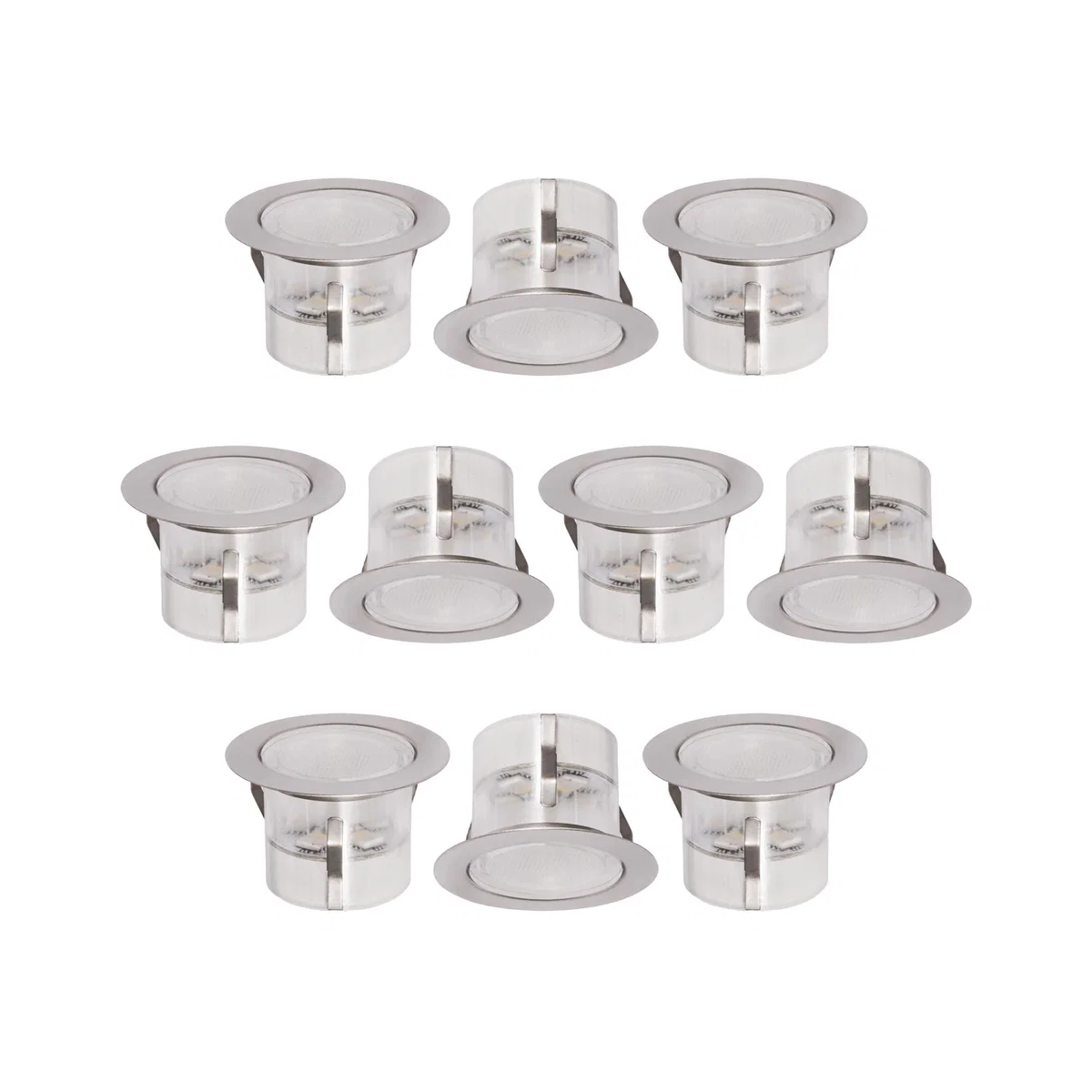 Set of 10 Horus Smart RGBW Recessed Deck Lighting Kit - Stainless Steel