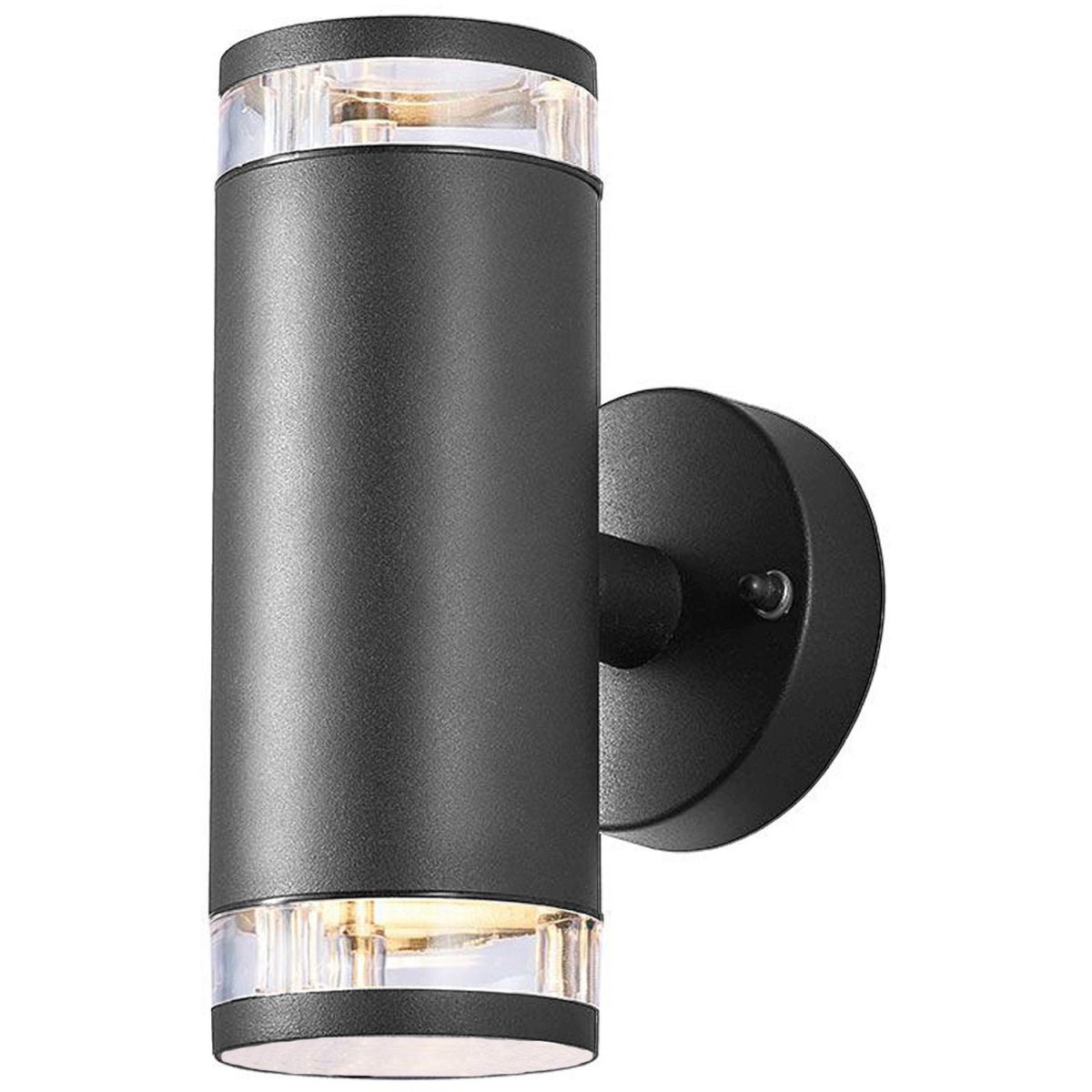 CGC JENNIFER Dark Grey Outdoor Up and Down Cylinder Wall Light - Grey – image 4