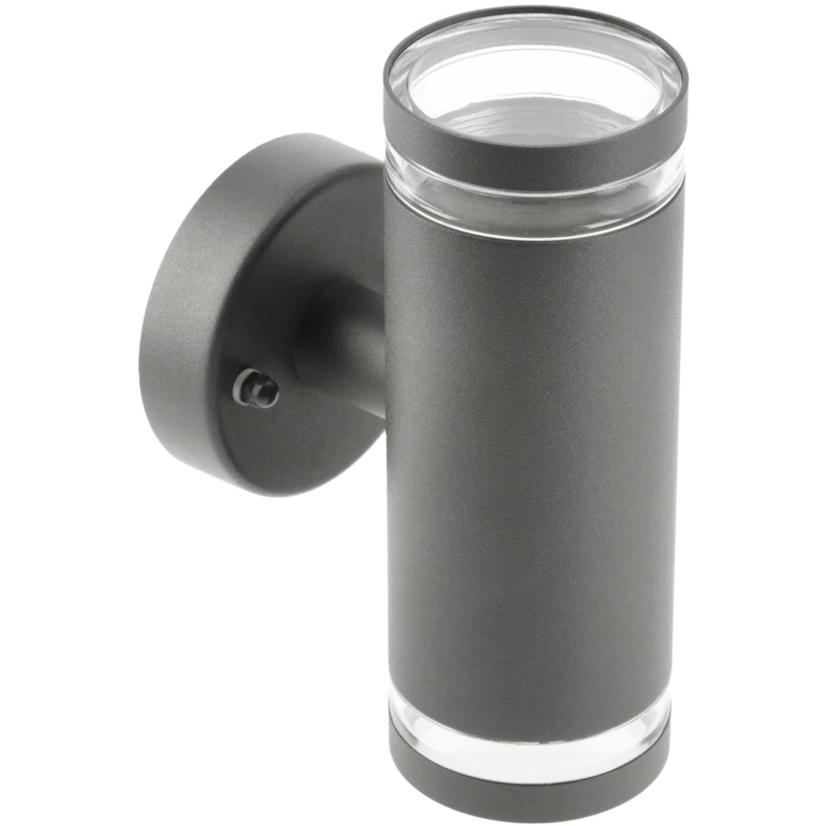 CGC JENNIFER Dark Grey Outdoor Up and Down Cylinder Wall Light - Grey – image 6