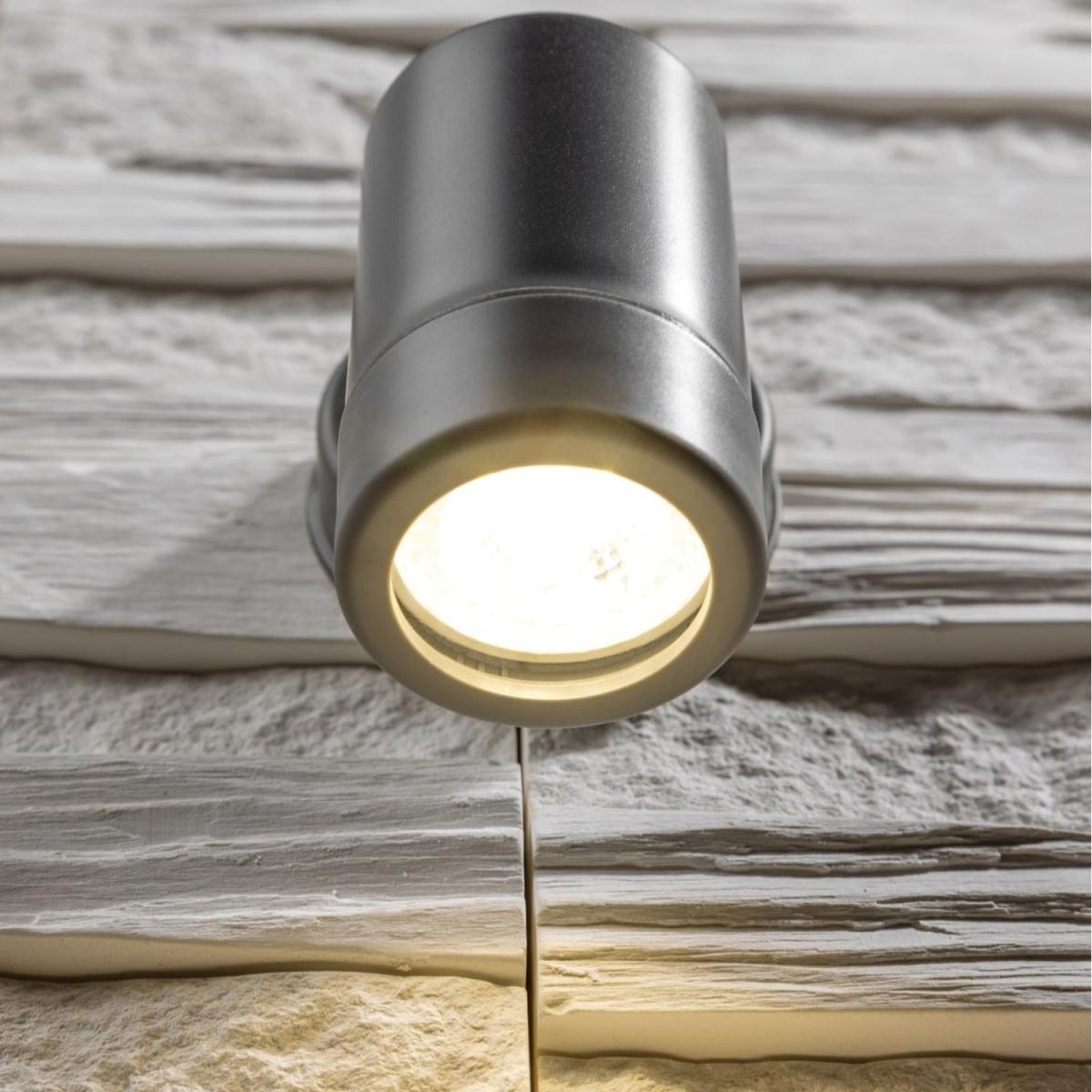 CGC JENNIFER Dark Grey Outdoor Up and Down Cylinder Wall Light - Grey – image 7