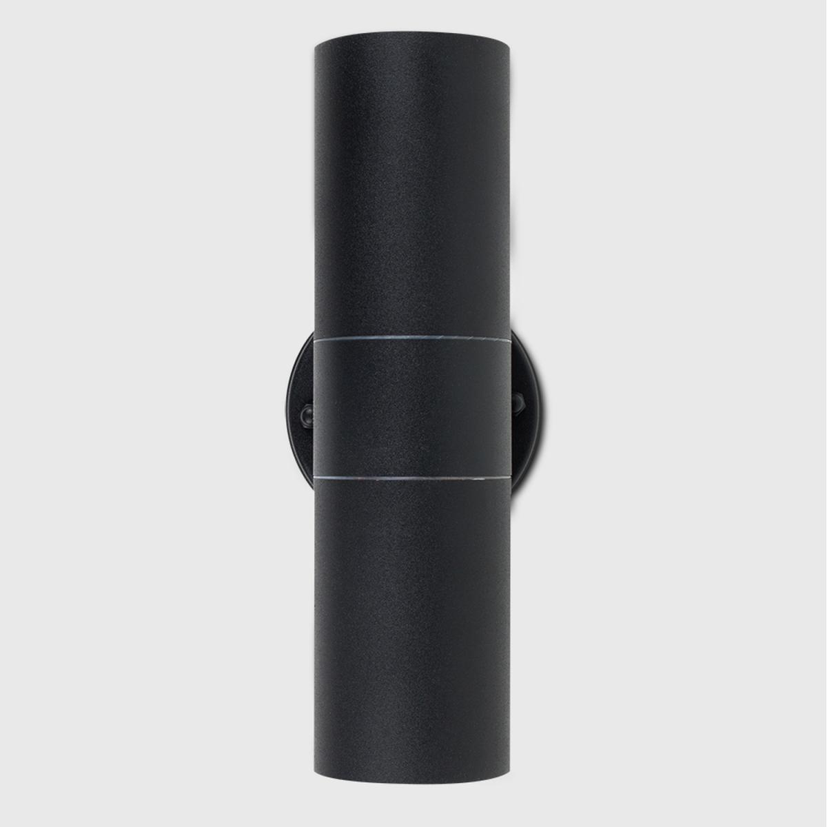 Up Down Black Outdoor Garden Stainless Steel Wall Light - Black – image 3