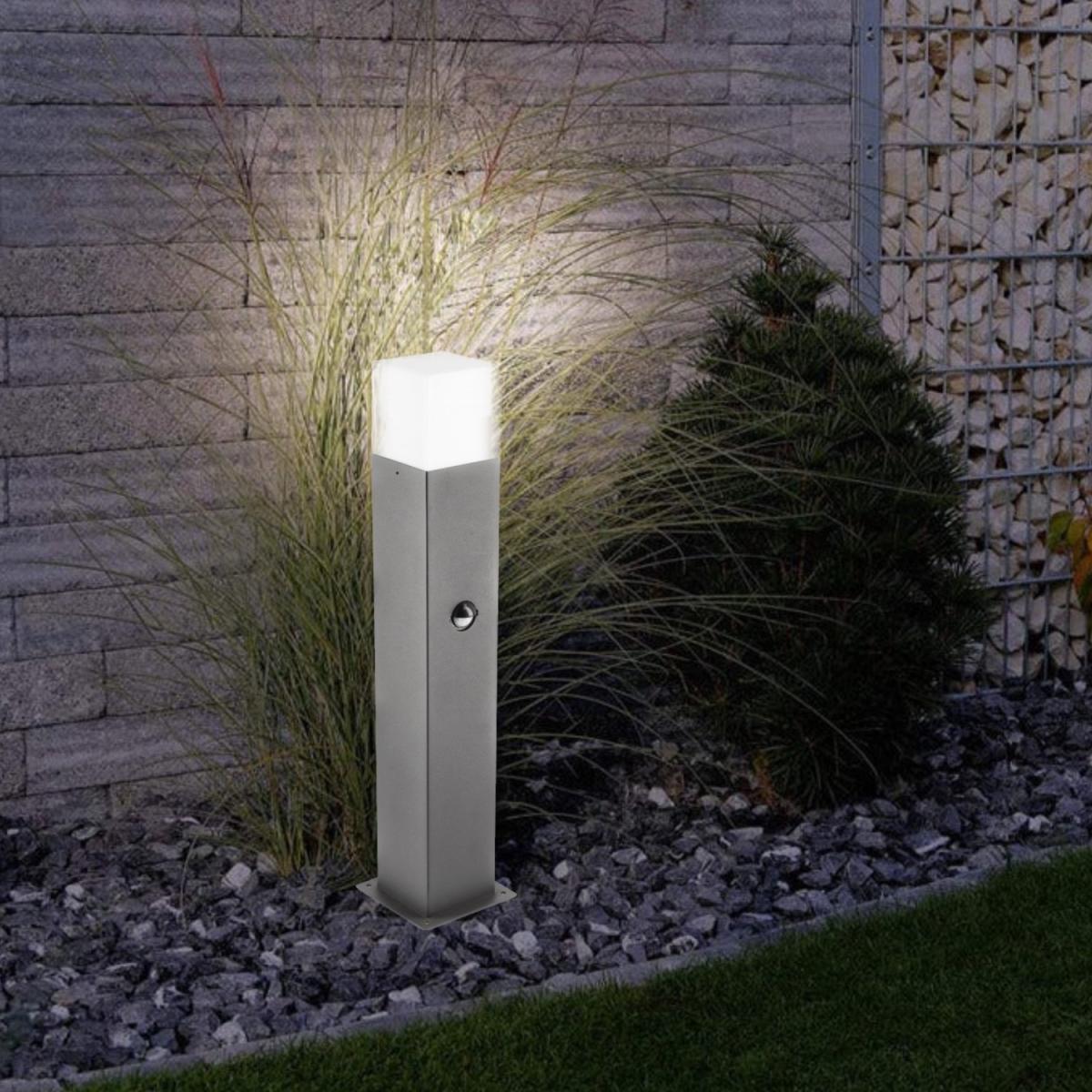 CGC AMARA Dark Grey Anthracite Outdoor Post Light With PIR Motion Sensor - dark grey – image 3