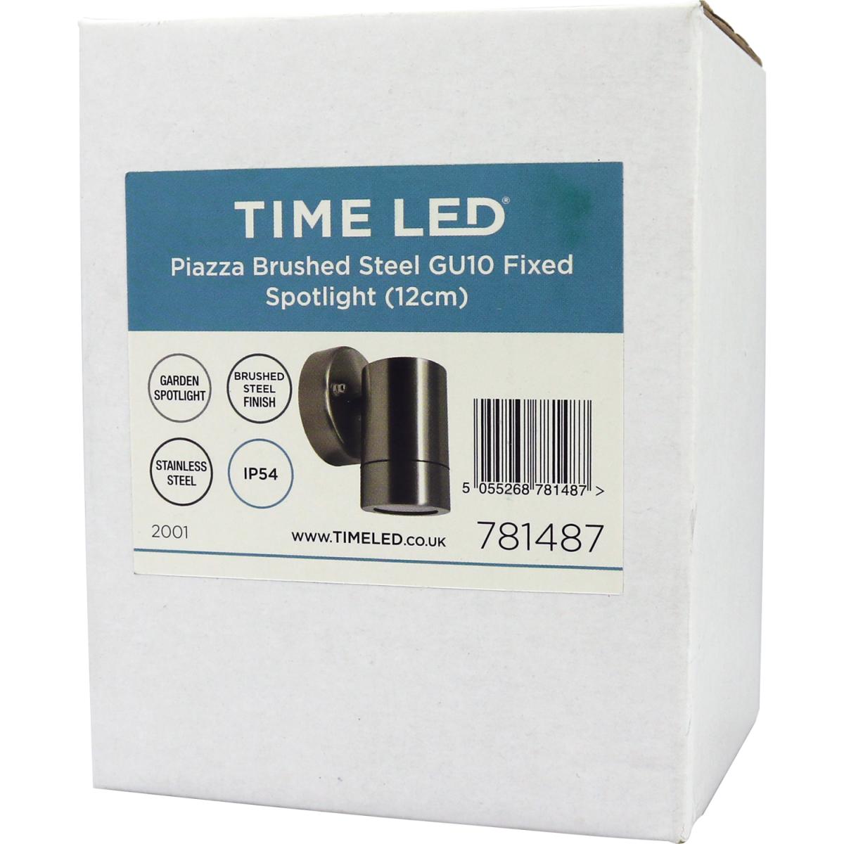 Fixed Spotlights 12cm Garden Wall Light - Black – image 2
