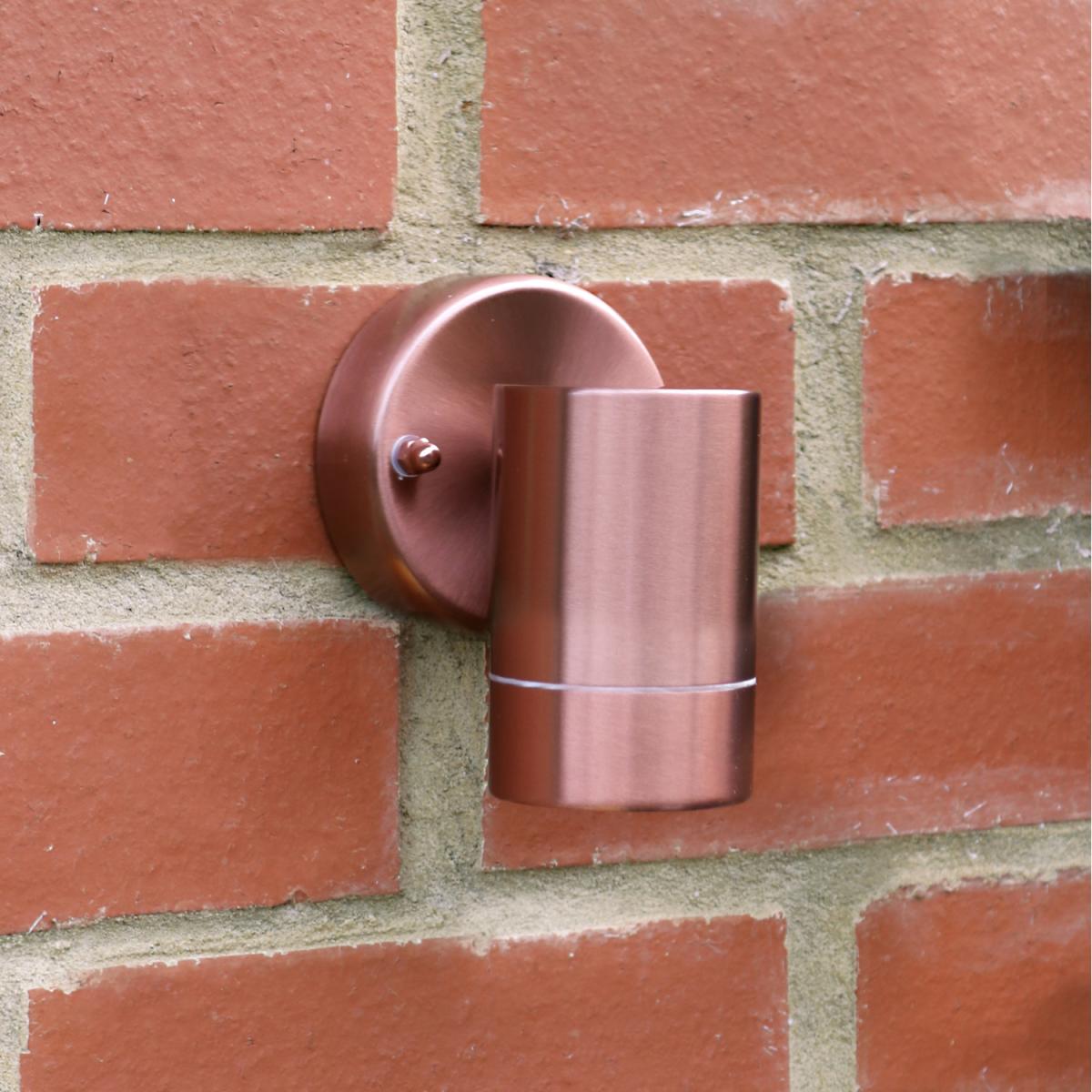 Fixed Spotlights 12cm Garden Wall Light - Black – image 3