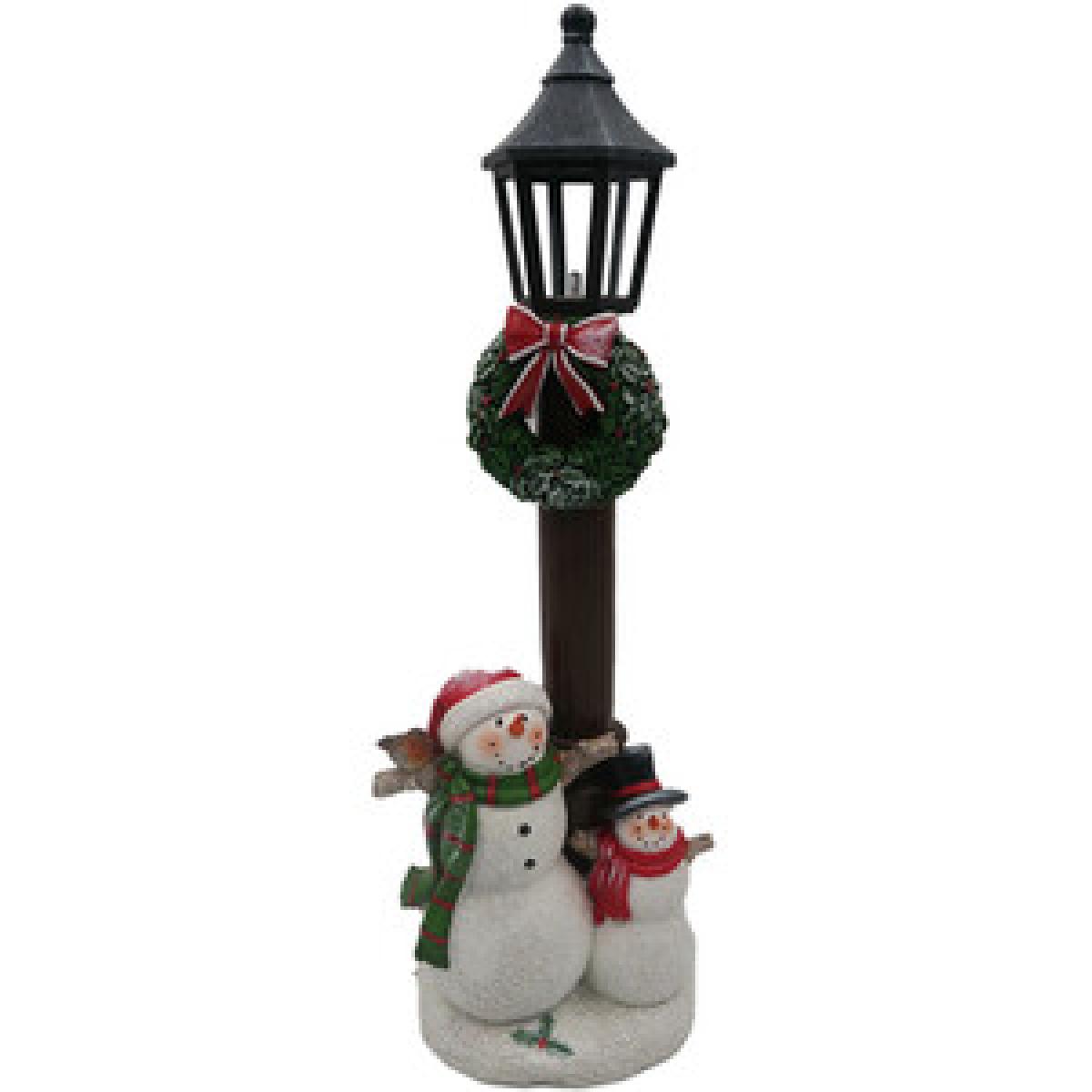 Snowman Lantern With LED – image 3